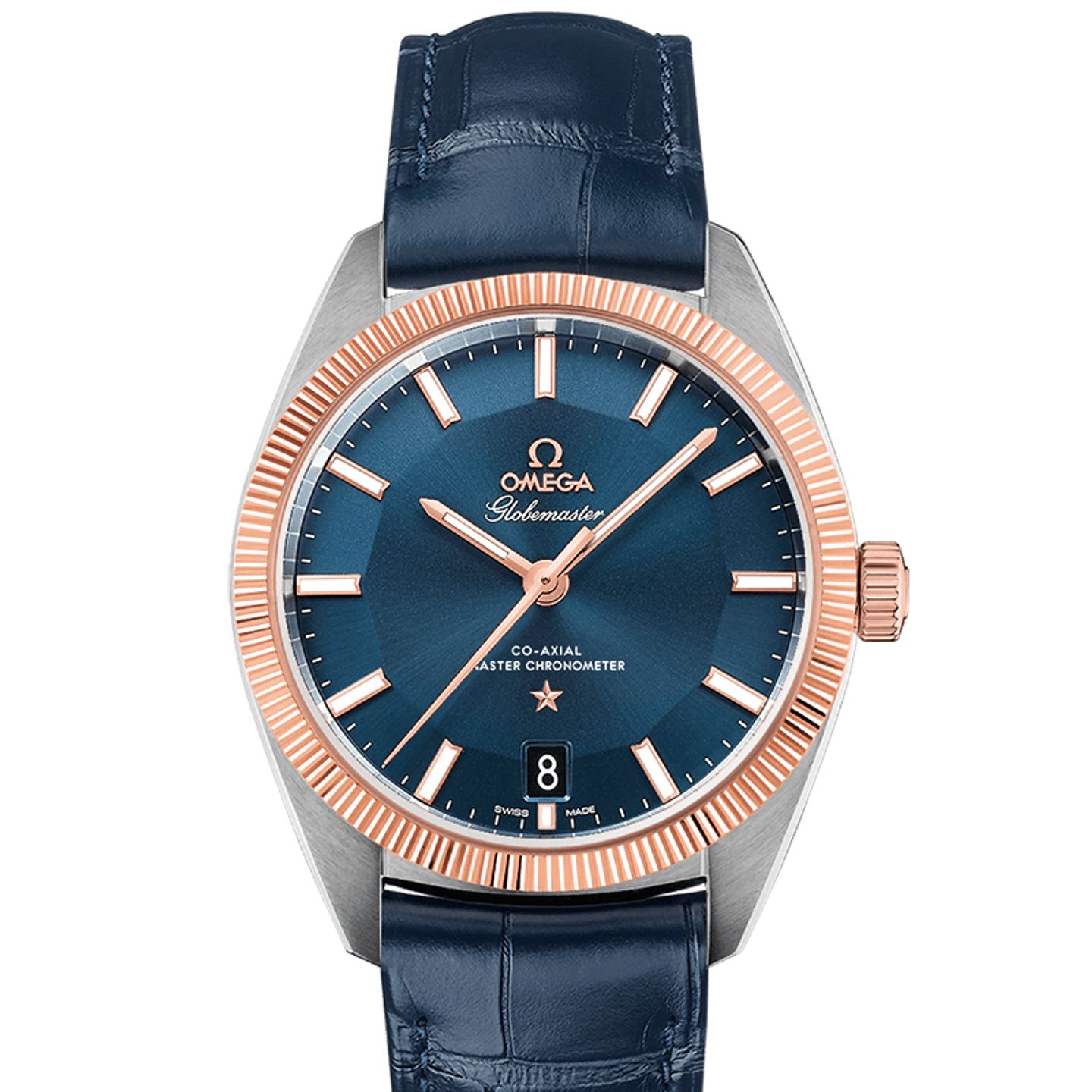 Omega Globemaster 130.23.39.21.03.001 (2024) - Blue dial 39 mm Gold/Steel case (1/1)