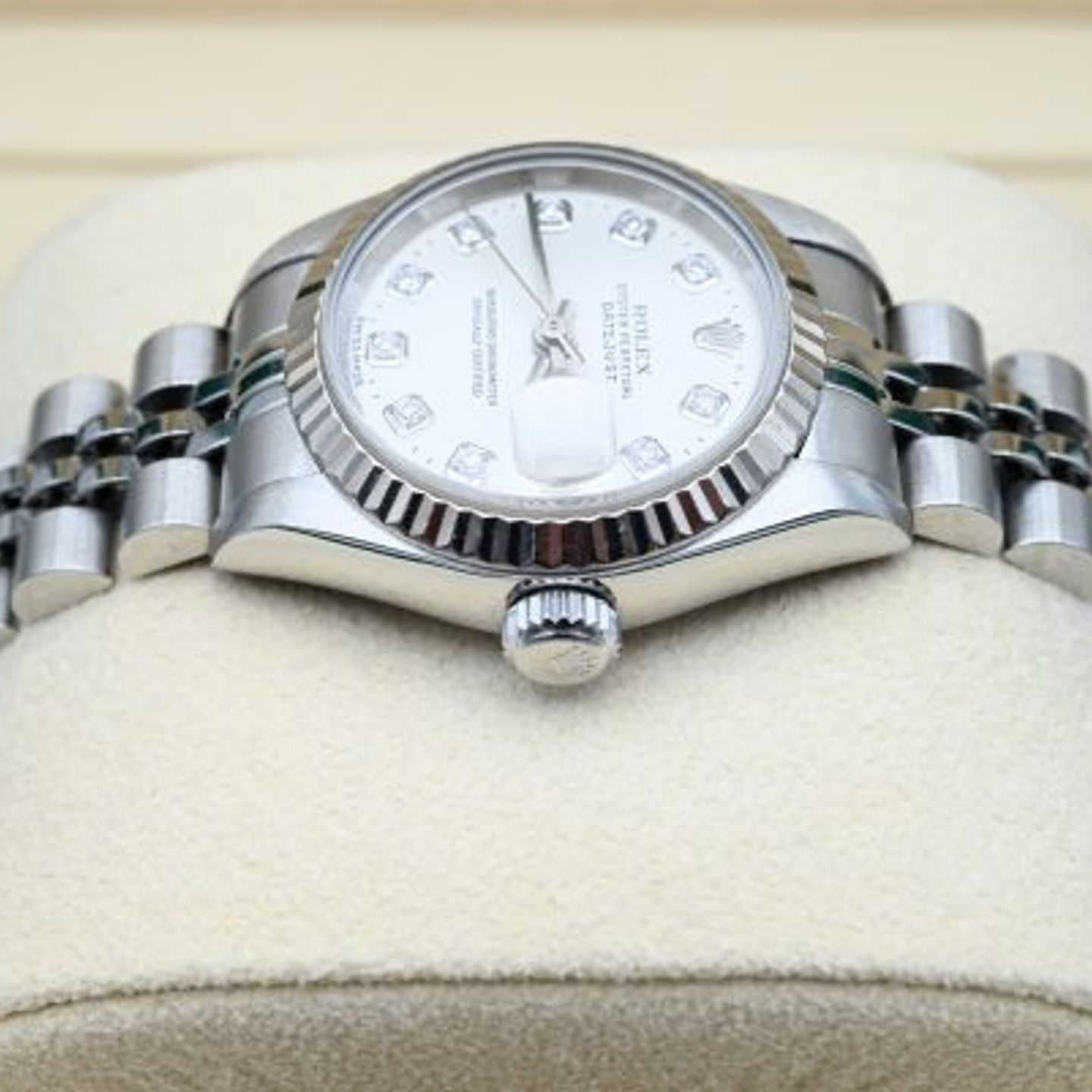 Rolex Lady-Datejust 69174 (1997) - Zilver wijzerplaat 26mm Staal (5/8)