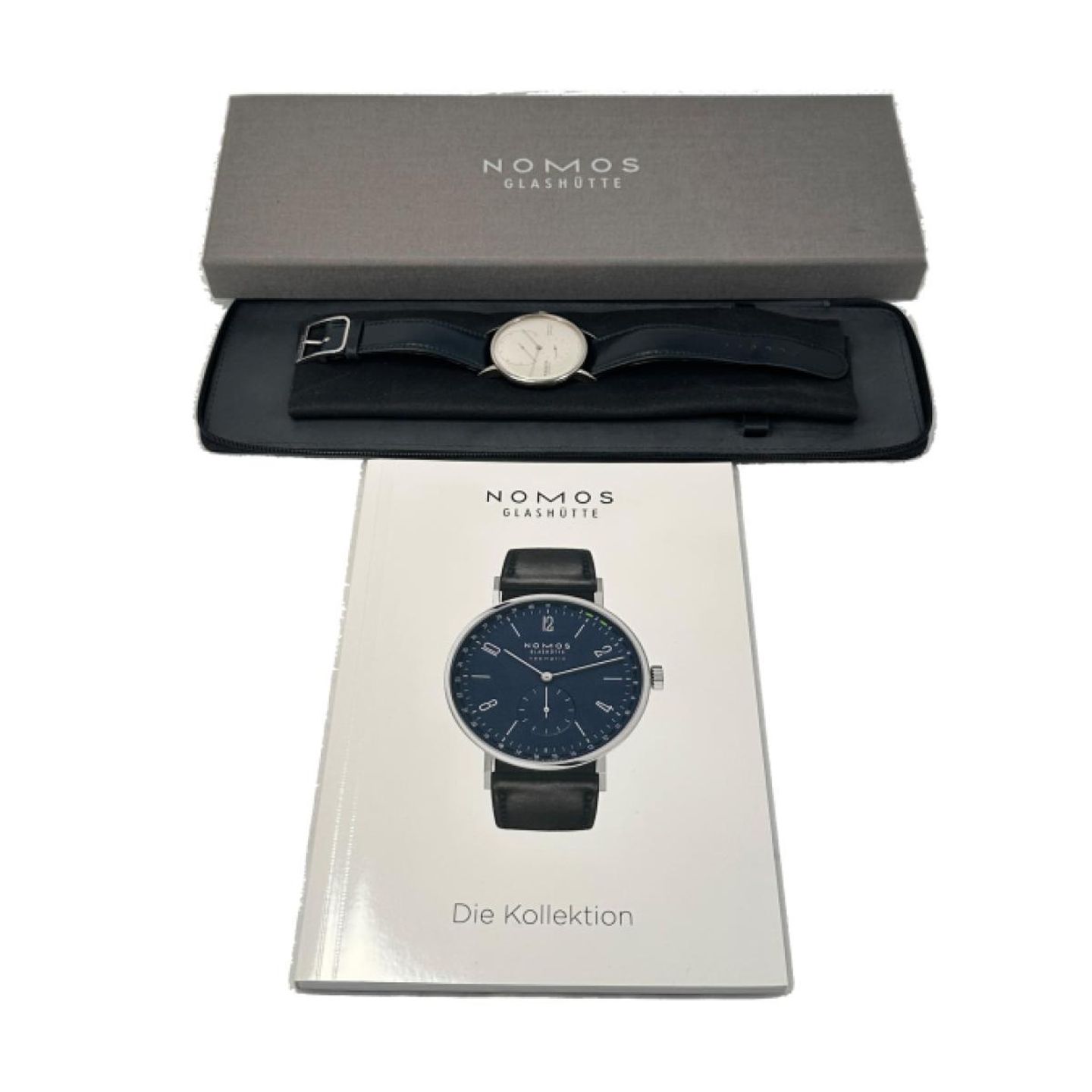 NOMOS Lambda 931 (2023) - Silver dial 42 mm White Gold case (5/5)