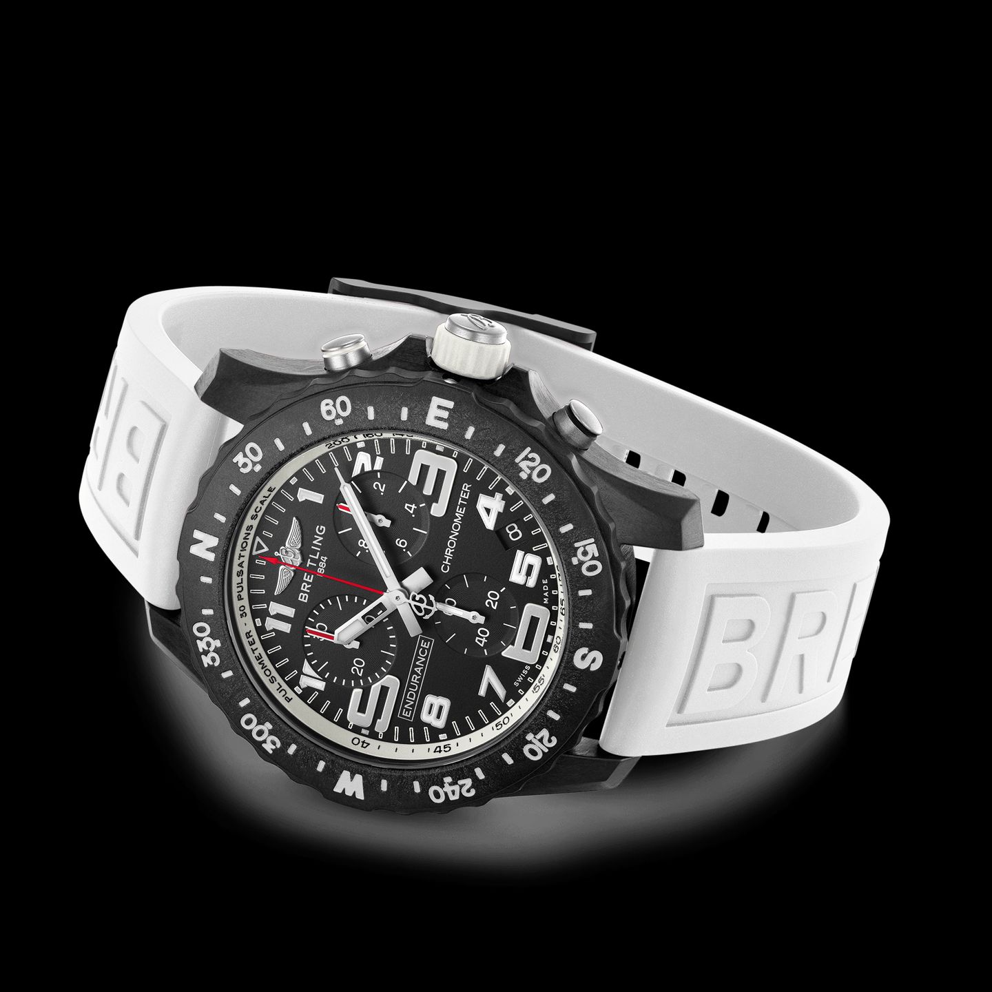 Breitling Endurance Pro X82310A71B1S1 (2024) - Black dial 44 mm Plastic case (3/4)