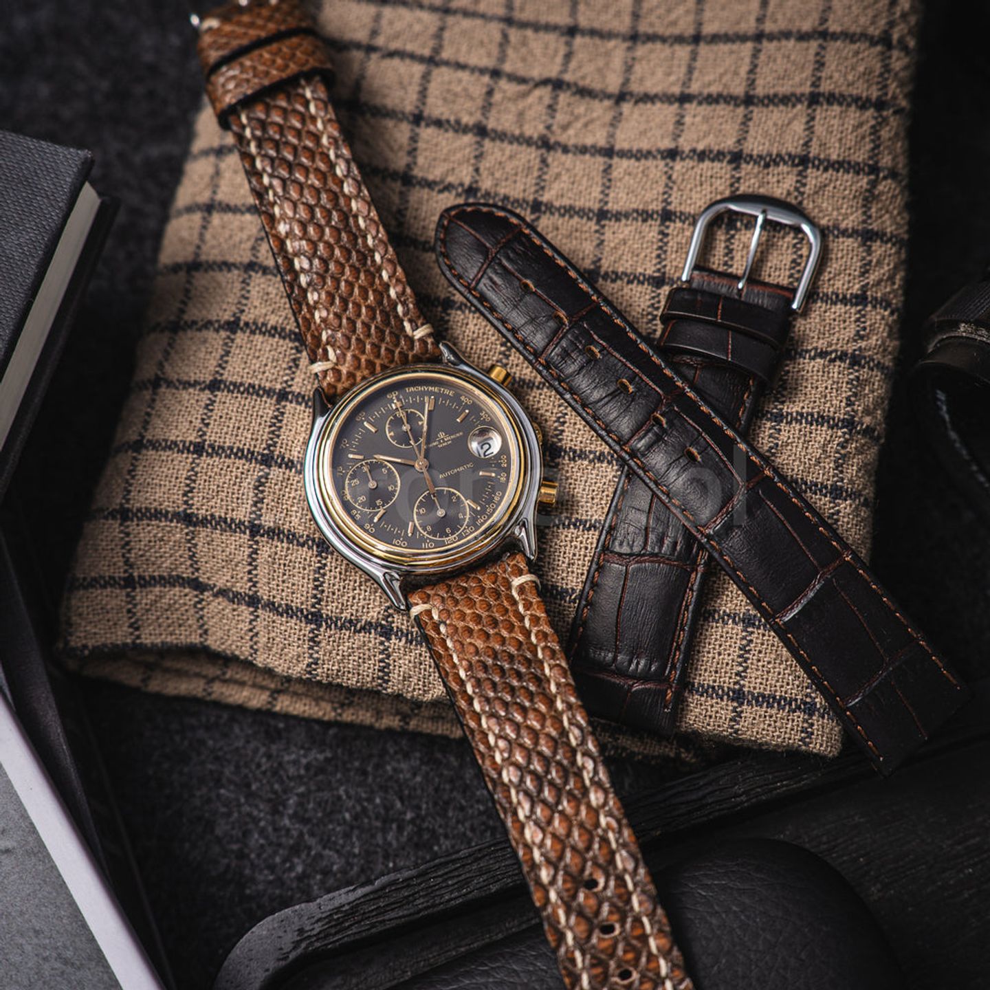 Baume & Mercier Baume M0A10686 (Unknown (random serial)) - Black dial 41 mm Steel case (2/8)