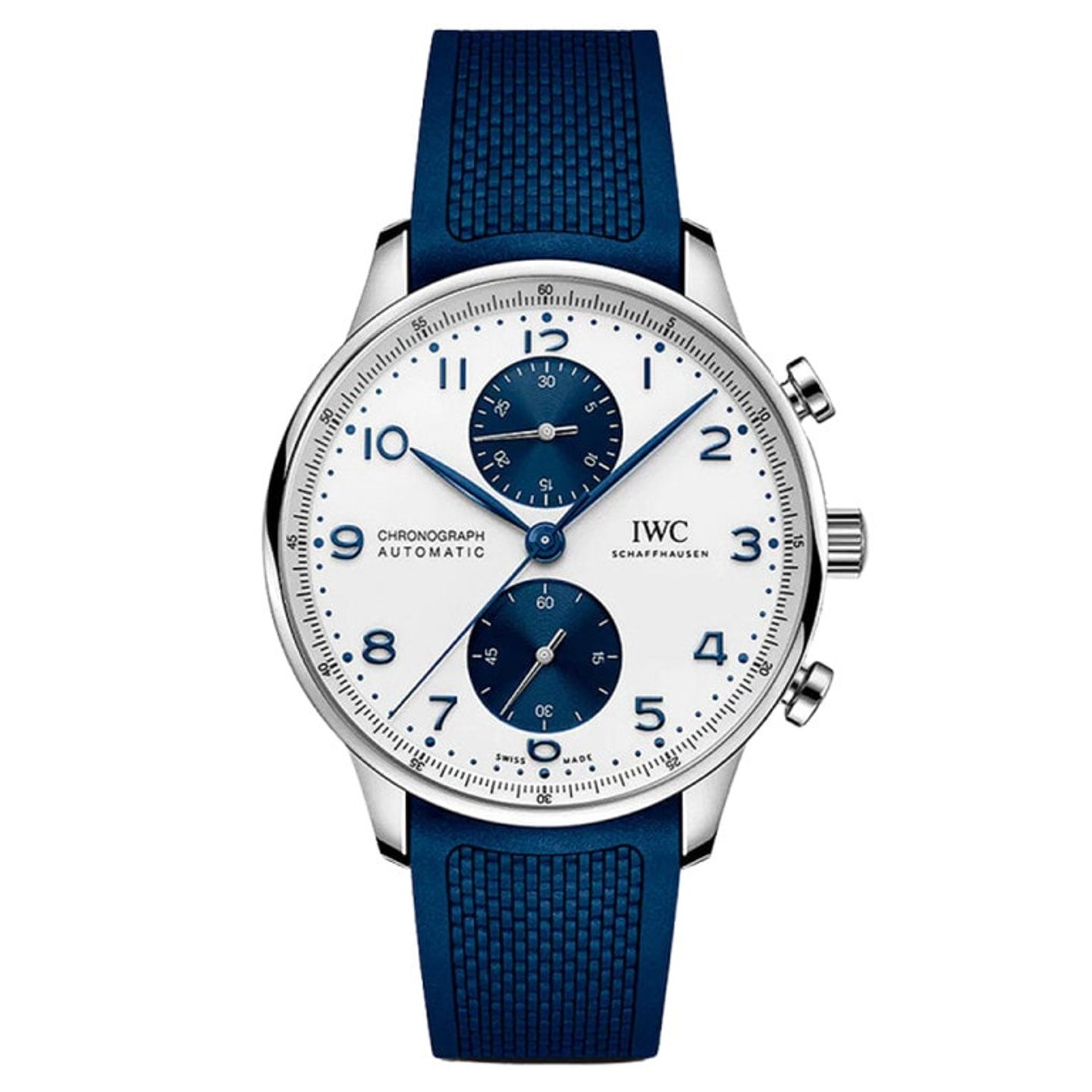 IWC Portuguese Chronograph IW371620 (2025) - White dial 41 mm Steel case (1/1)