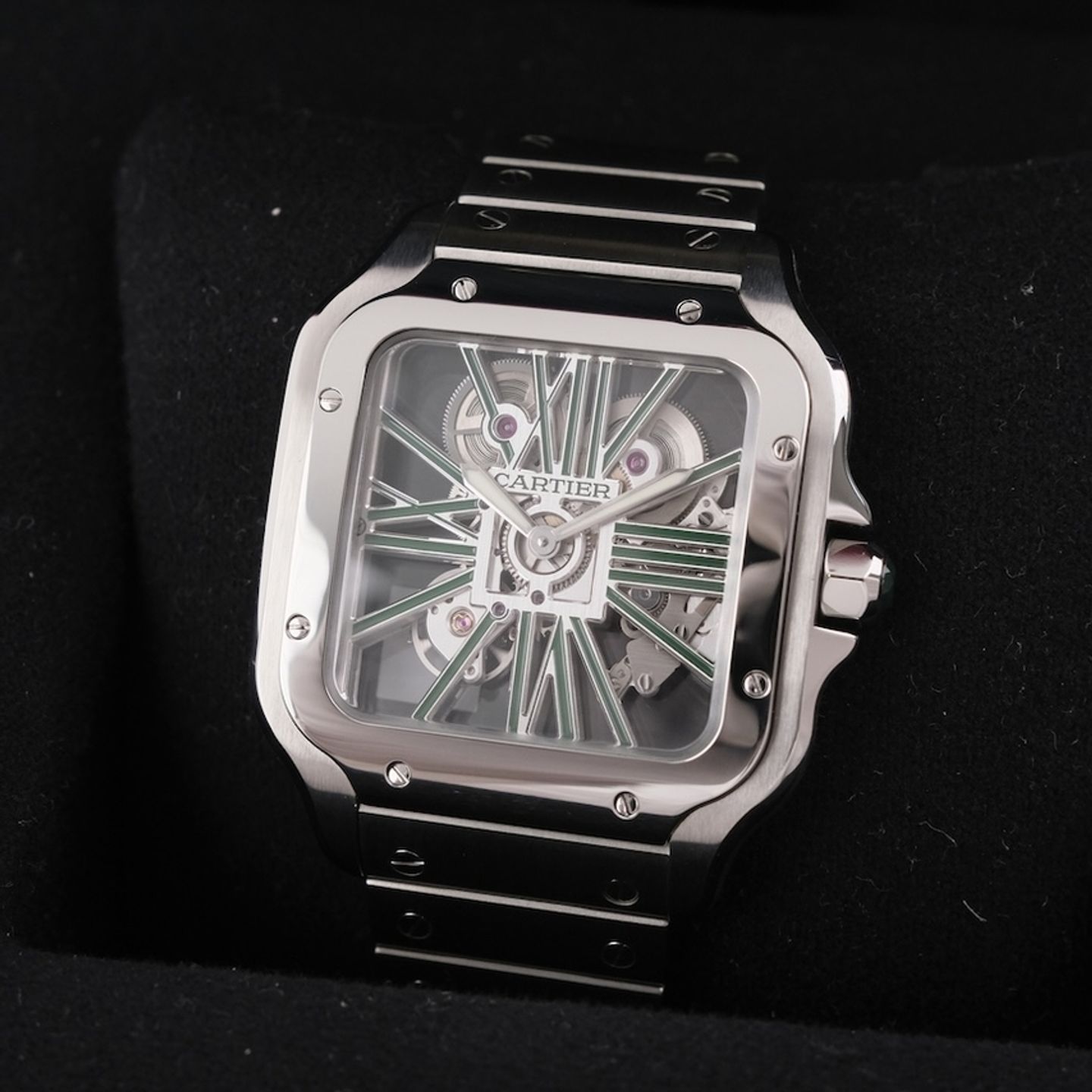 Cartier Santos WHSA0028 (2023) - 48mm Staal (2/8)