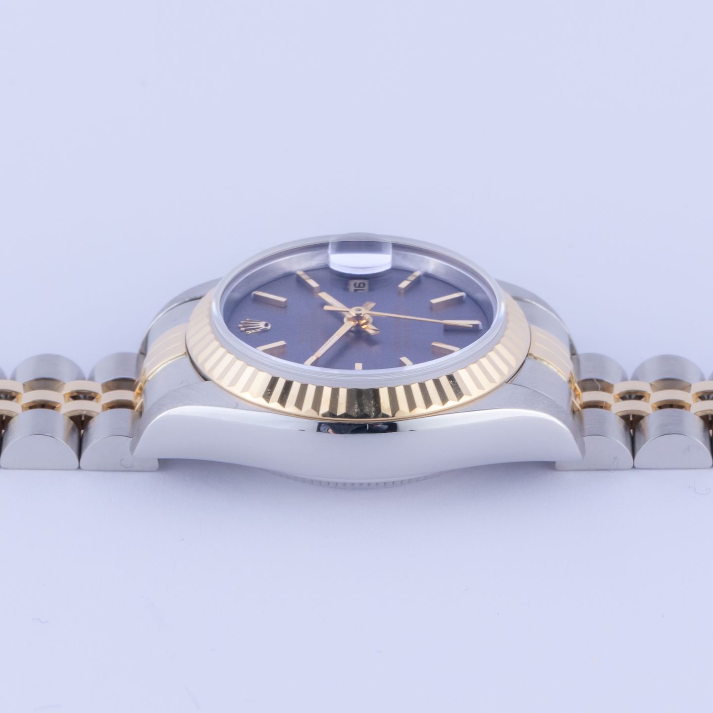 Rolex Lady-Datejust 69173 (1997) - Grey dial 26 mm Gold/Steel case (5/8)