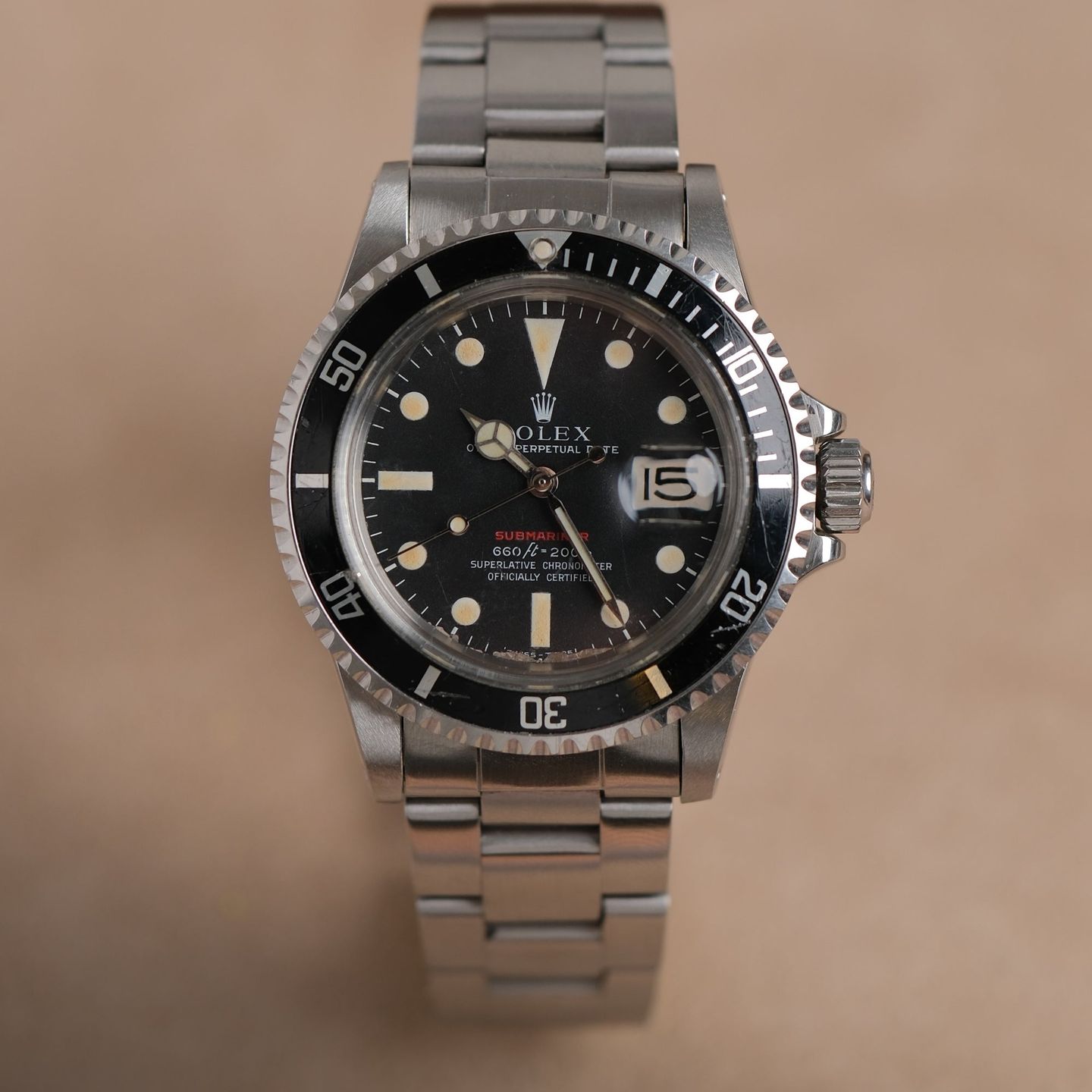 Rolex Submariner Date 1680 (1971) - Black dial 40 mm Steel case (3/8)