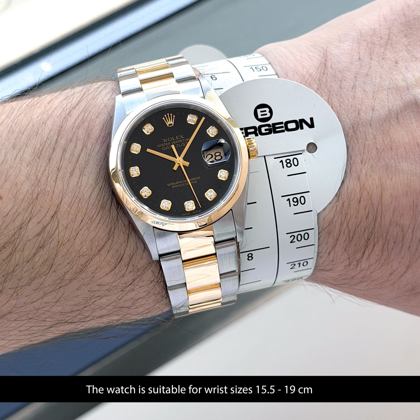Rolex Datejust 36 16203 (2001) - 36mm Goud/Staal (2/8)