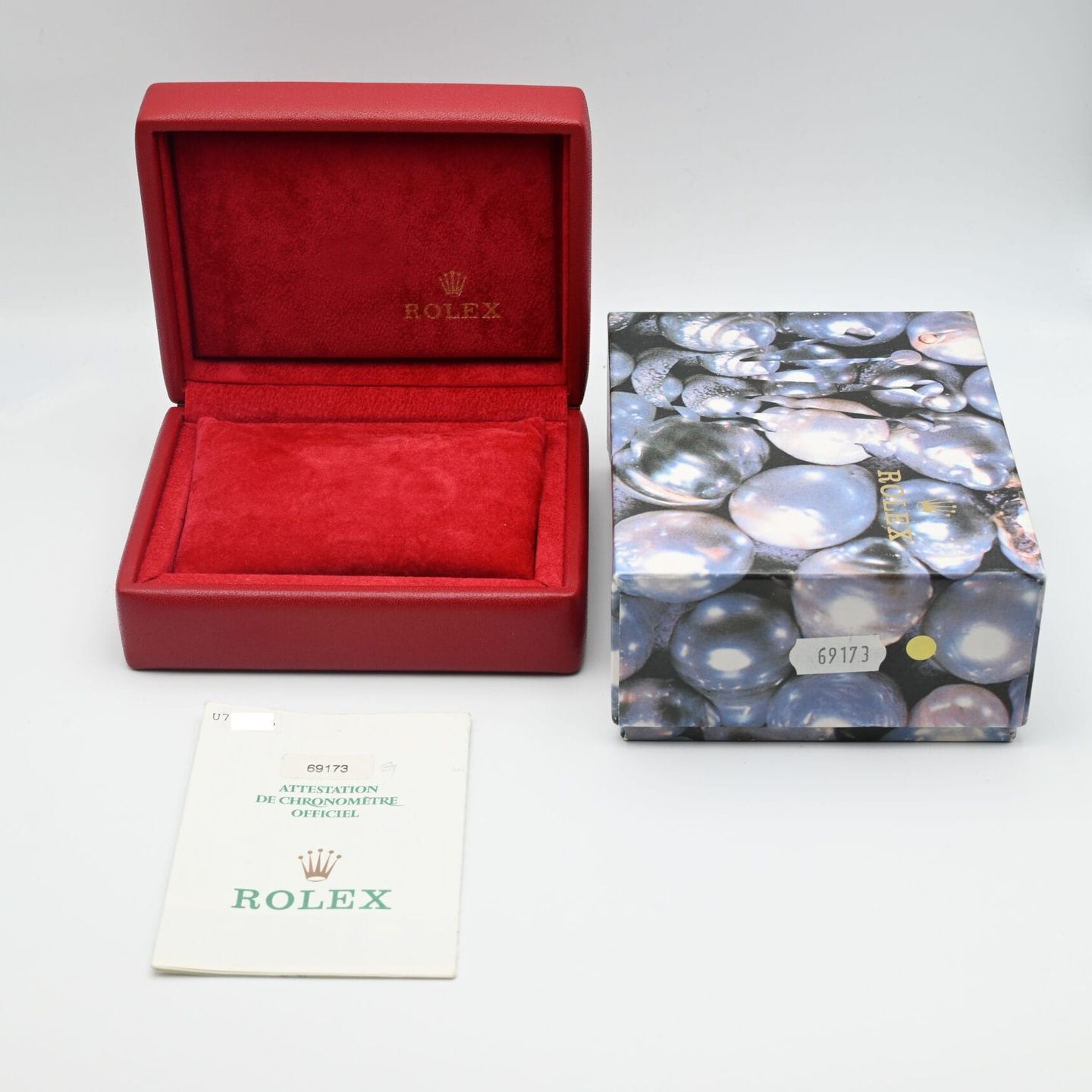 Rolex Lady-Datejust 69173 (1999) - Champagne wijzerplaat 26mm Goud/Staal (2/7)