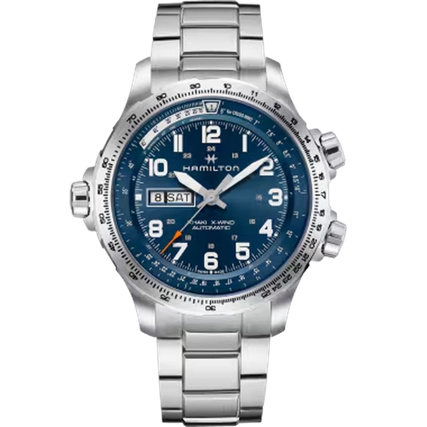 Hamilton Khaki Aviation H77765141 (2025) - Blue dial 45 mm Steel case (1/1)