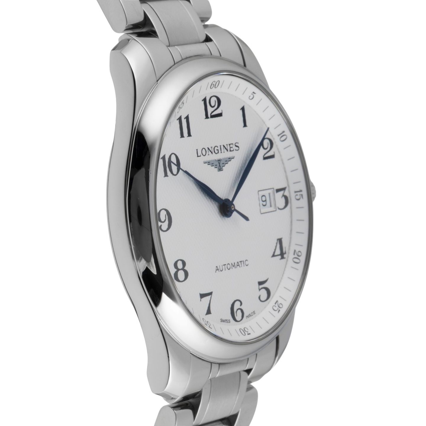 Longines Master Collection L2.893.4.78.6 (Onbekend (willekeurig serienummer)) - Zilver wijzerplaat 42mm Staal (7/8)