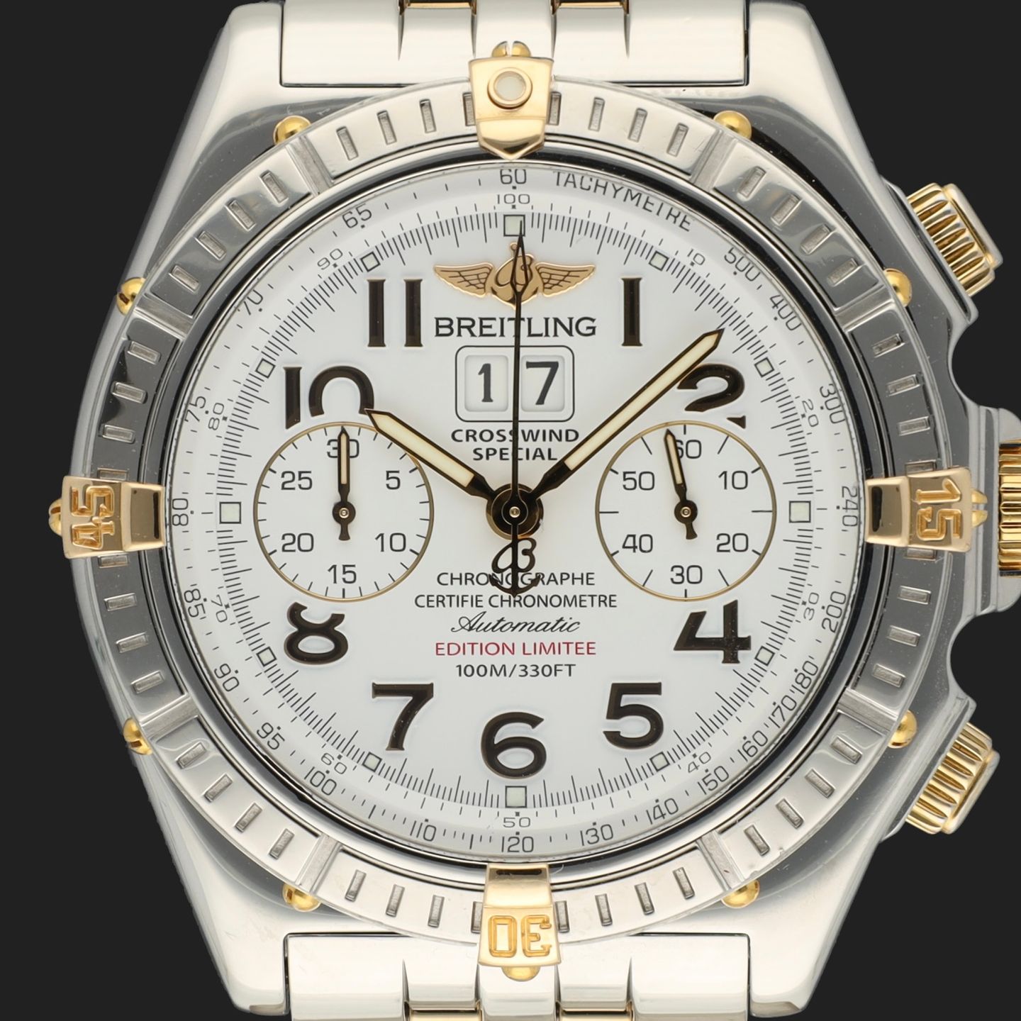 Breitling Crosswind Special B44356 (2003) - White dial 44 mm Steel case (2/8)