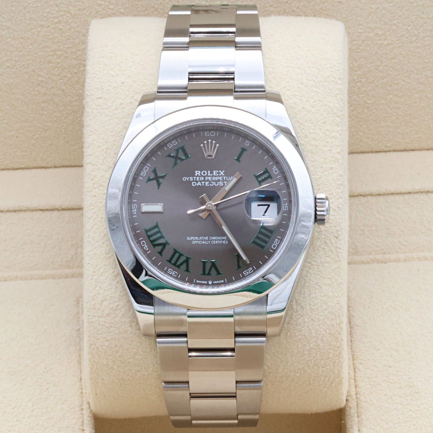 Rolex Datejust 41 126300 (Onbekend (willekeurig serienummer)) - 41mm Staal (1/8)