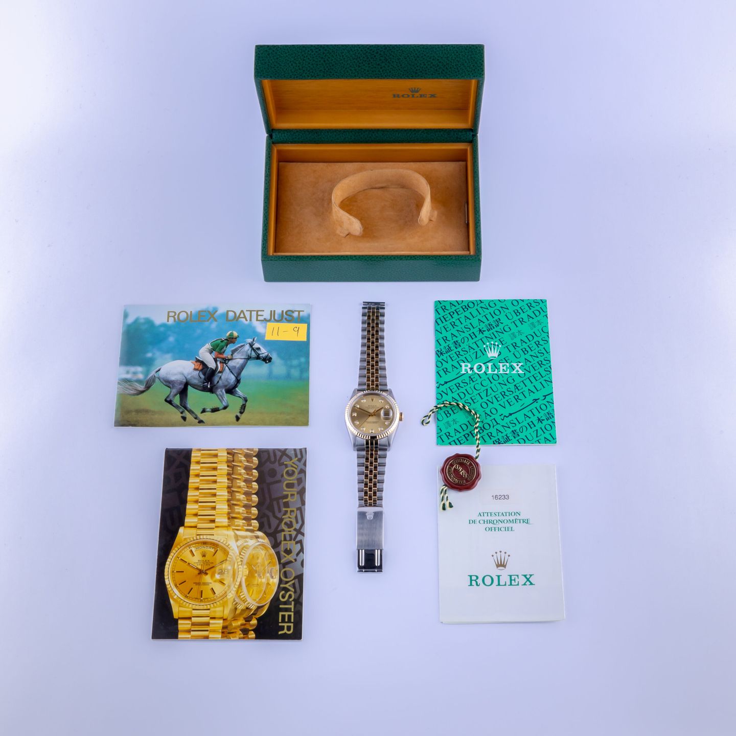 Rolex Datejust 36 16233 (1998) - 36mm Goud/Staal (8/8)