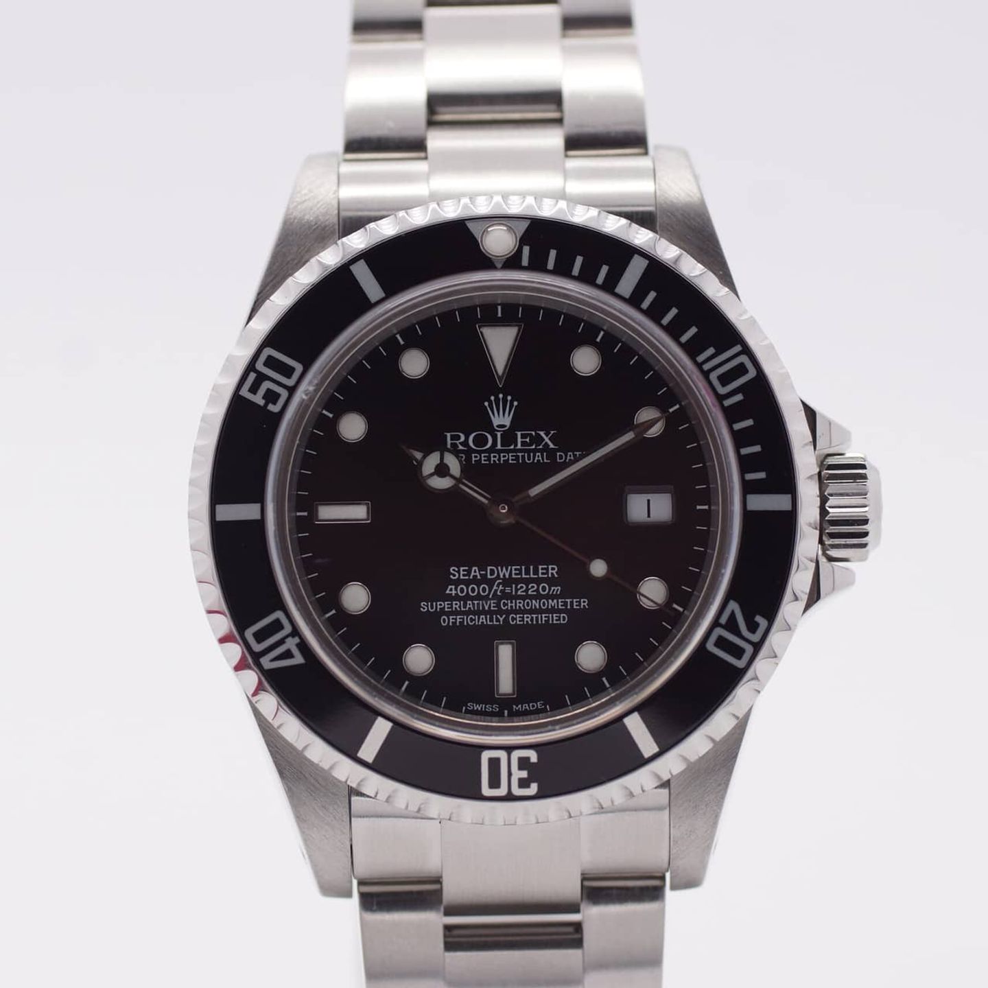 Rolex Sea-Dweller 4000 16600 (2002) - Black dial 40 mm Steel case (1/8)