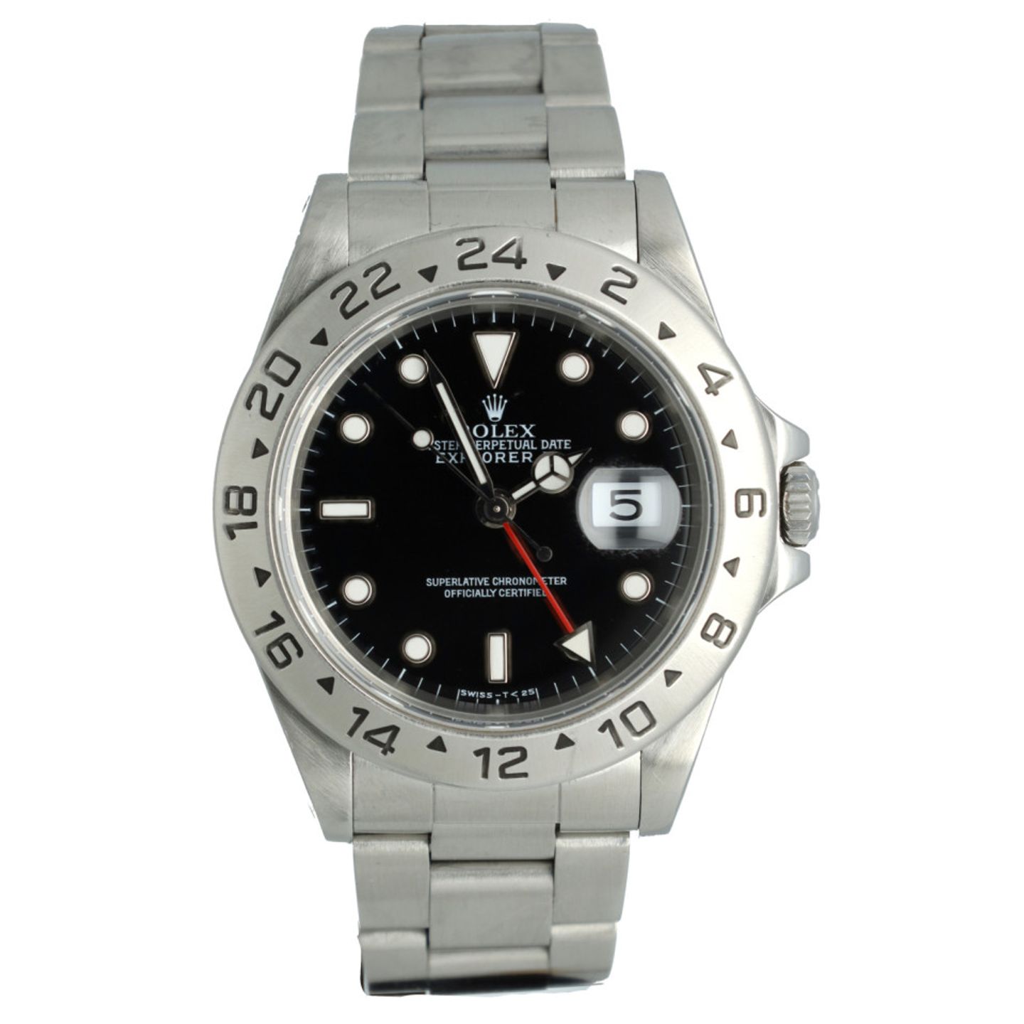 Rolex Explorer II 16570 (1996) - Black dial 40 mm Steel case (2/7)