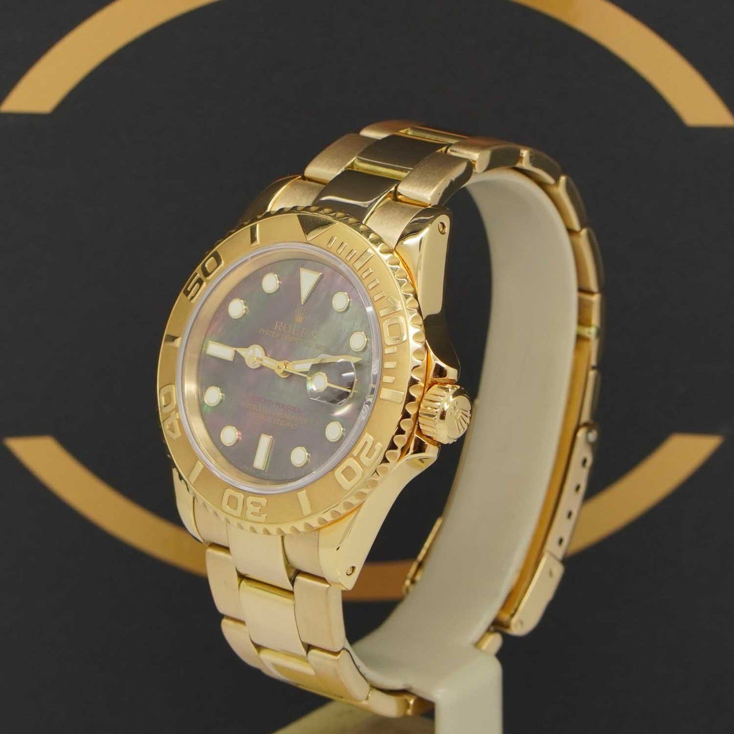 Rolex Yacht-Master 40 16628 (1992) - Pearl dial 40 mm Yellow Gold case (2/7)