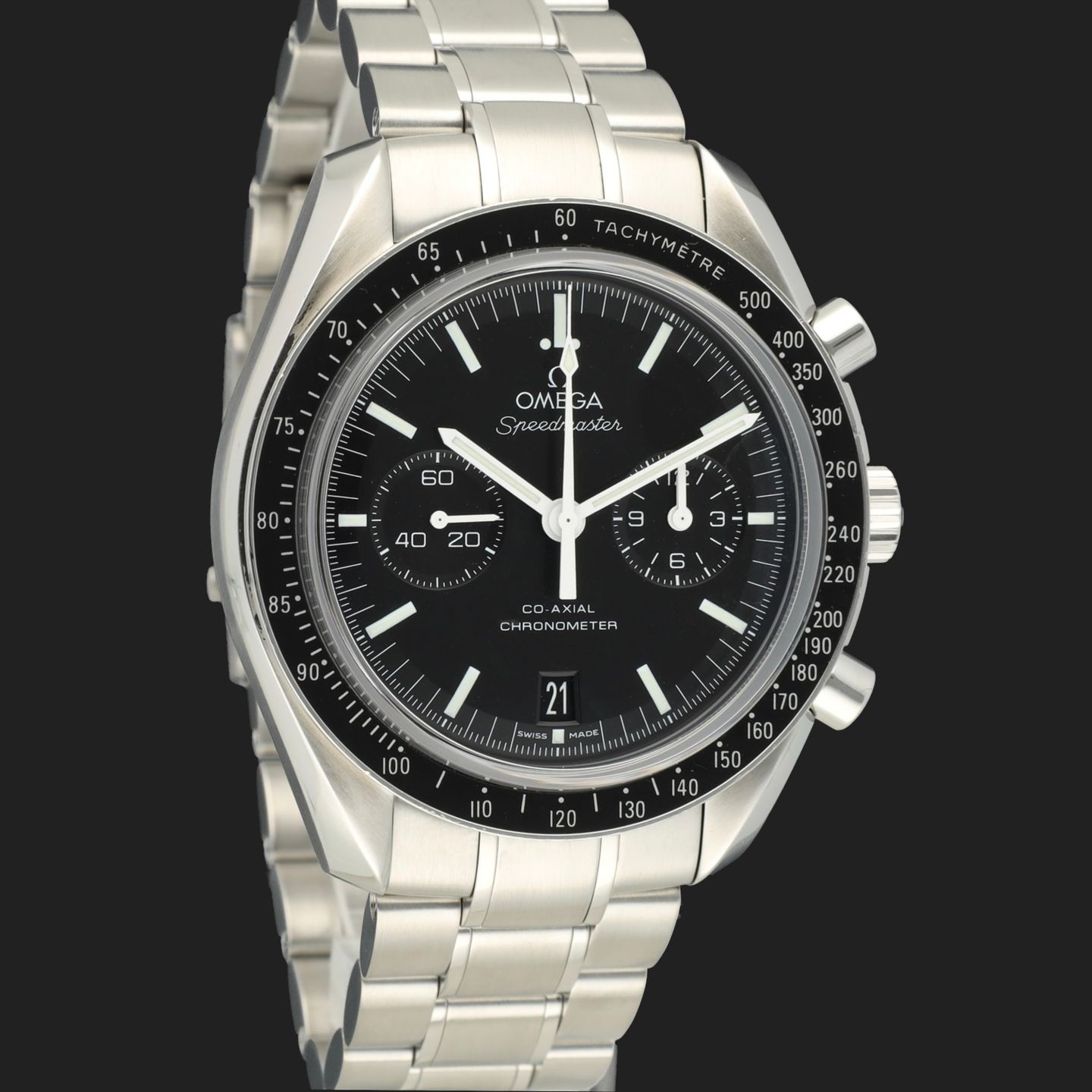 Omega Speedmaster 311.30.44.51.01.002 (2018) - Zwart wijzerplaat 44mm Staal (4/7)