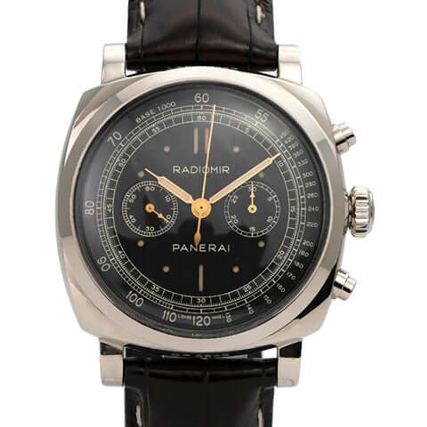 Panerai Radiomir Rattrapante PAM00214 (2014) - Black dial 45 mm Steel case (1/8)