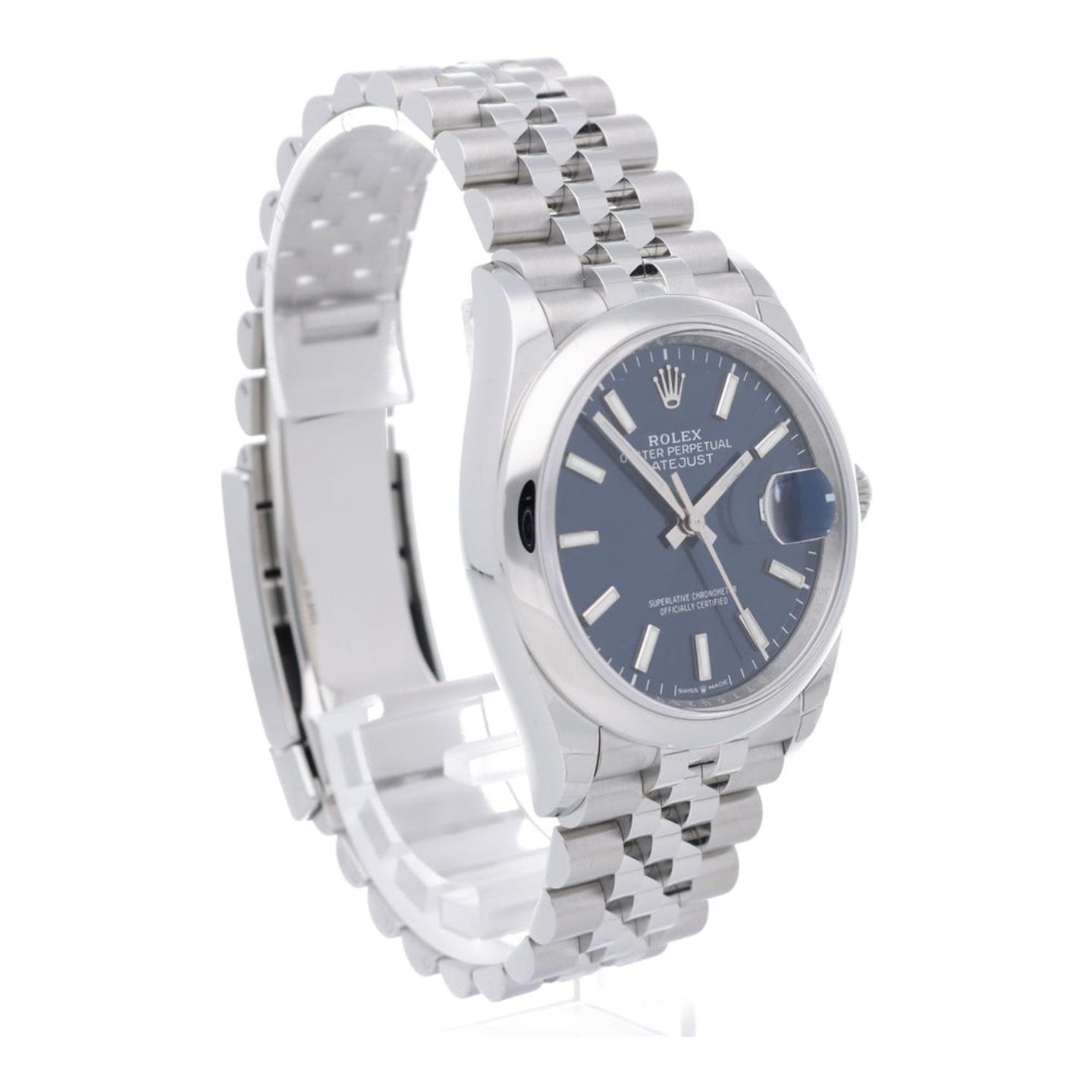 Rolex Datejust 36 126200 (2024) - Blue dial 36 mm Steel case (7/7)