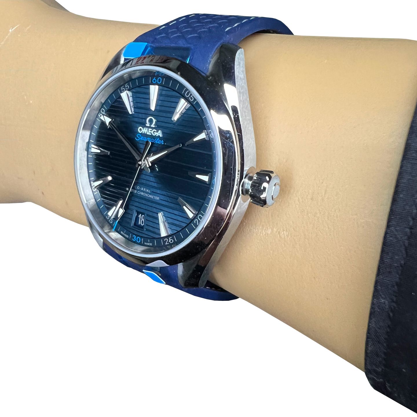 Omega Seamaster Aqua Terra 220.12.41.21.03.001 (2021) - Blauw wijzerplaat 41mm Staal (5/8)