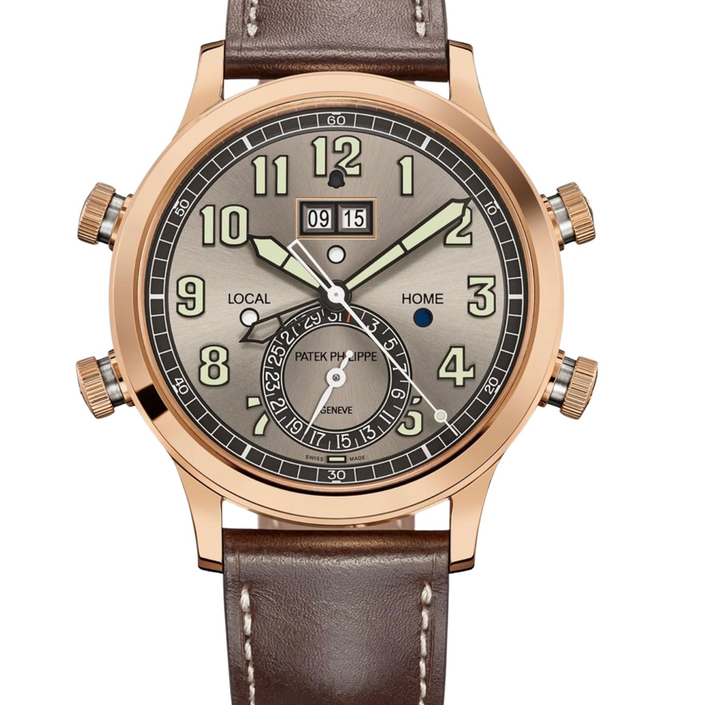 Patek Philippe Calatrava 5520RG-001 (2025) - Grijs wijzerplaat 42mm Roségoud (1/1)