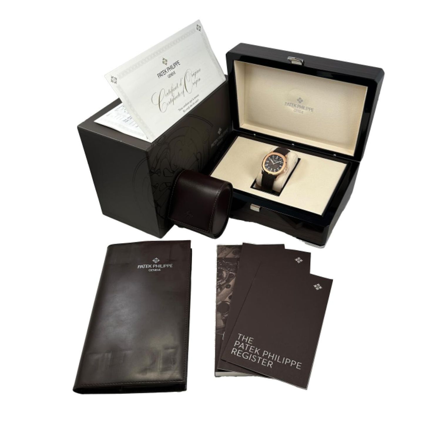 Patek Philippe Aquanaut 5167R-001 (2020) - Bruin wijzerplaat 40mm Roségoud (5/5)