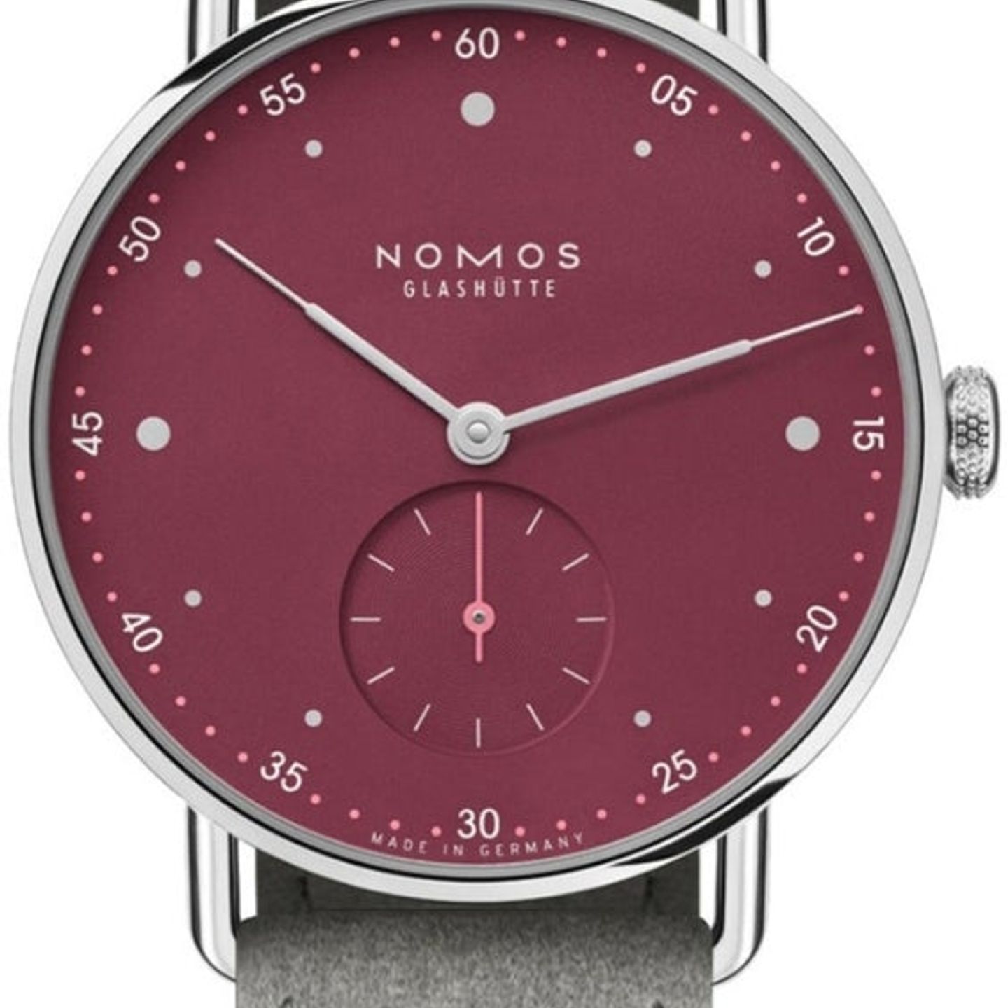 NOMOS Metro 1123 (2025) - Red dial 33 mm Steel case (1/1)