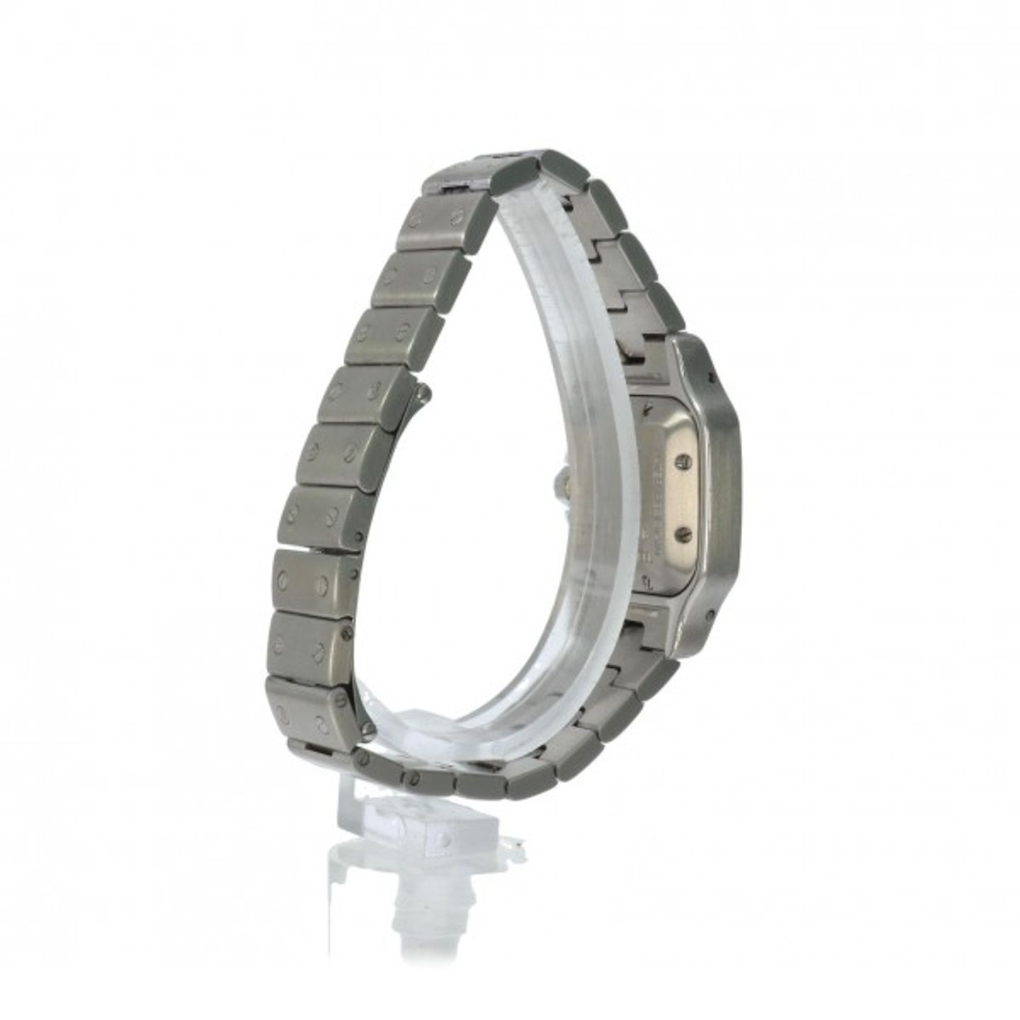 Cartier Santos Galbée 2423 (2001) - Wit wijzerplaat 24mm Staal (5/5)