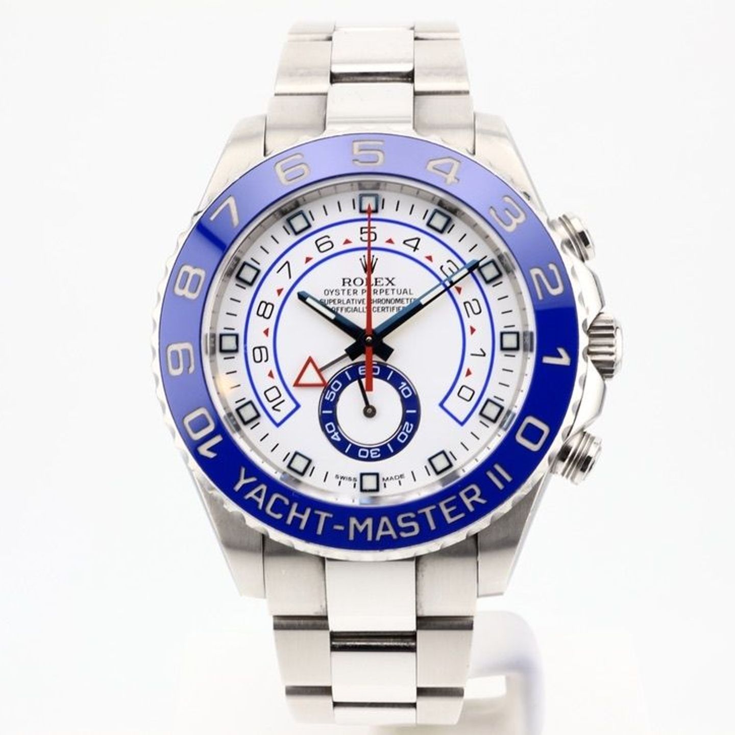 Rolex Yacht-Master II 116680 (2013) - Wit wijzerplaat 44mm Staal (2/4)