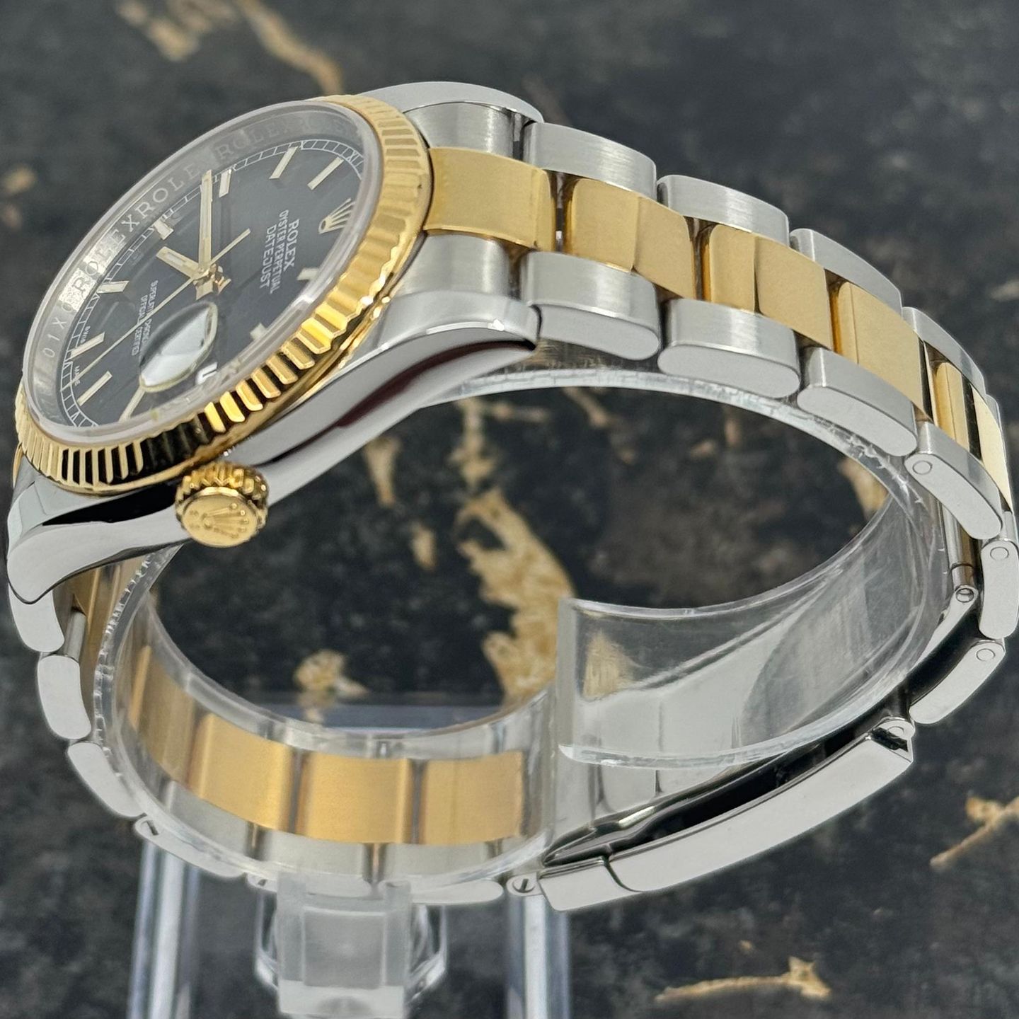 Rolex Datejust 36 116233 (2017) - Zwart wijzerplaat 36mm Goud/Staal (6/8)