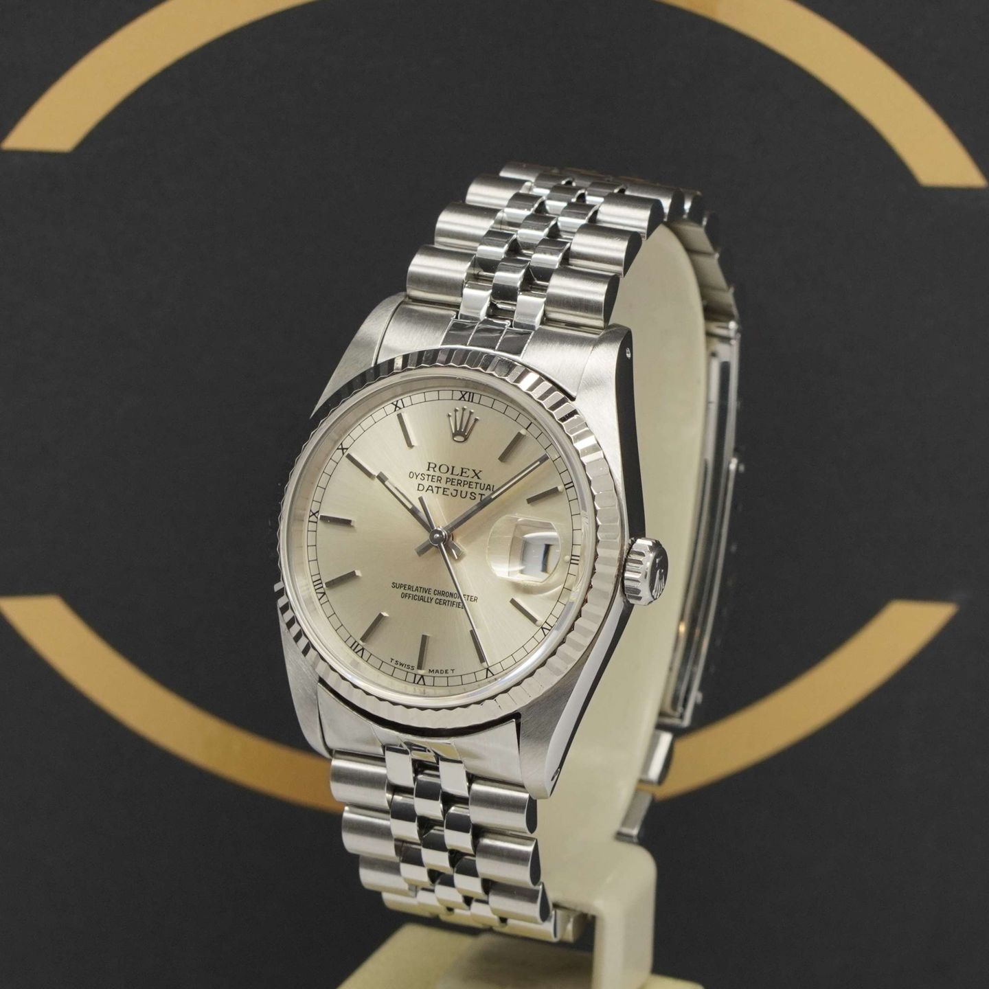 Rolex Datejust 36 16234 (1991) - Silver dial 36 mm Steel case (3/7)