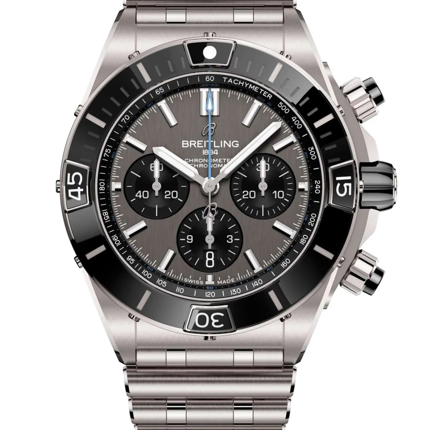 Breitling Chronomat EB0136251M1E1 (2024) - Grijs wijzerplaat 44mm Titanium (1/1)