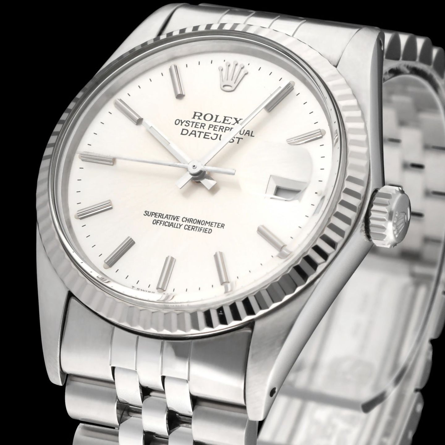Rolex Datejust 36 16014 (1987) - Silver dial 36 mm Steel case (6/8)