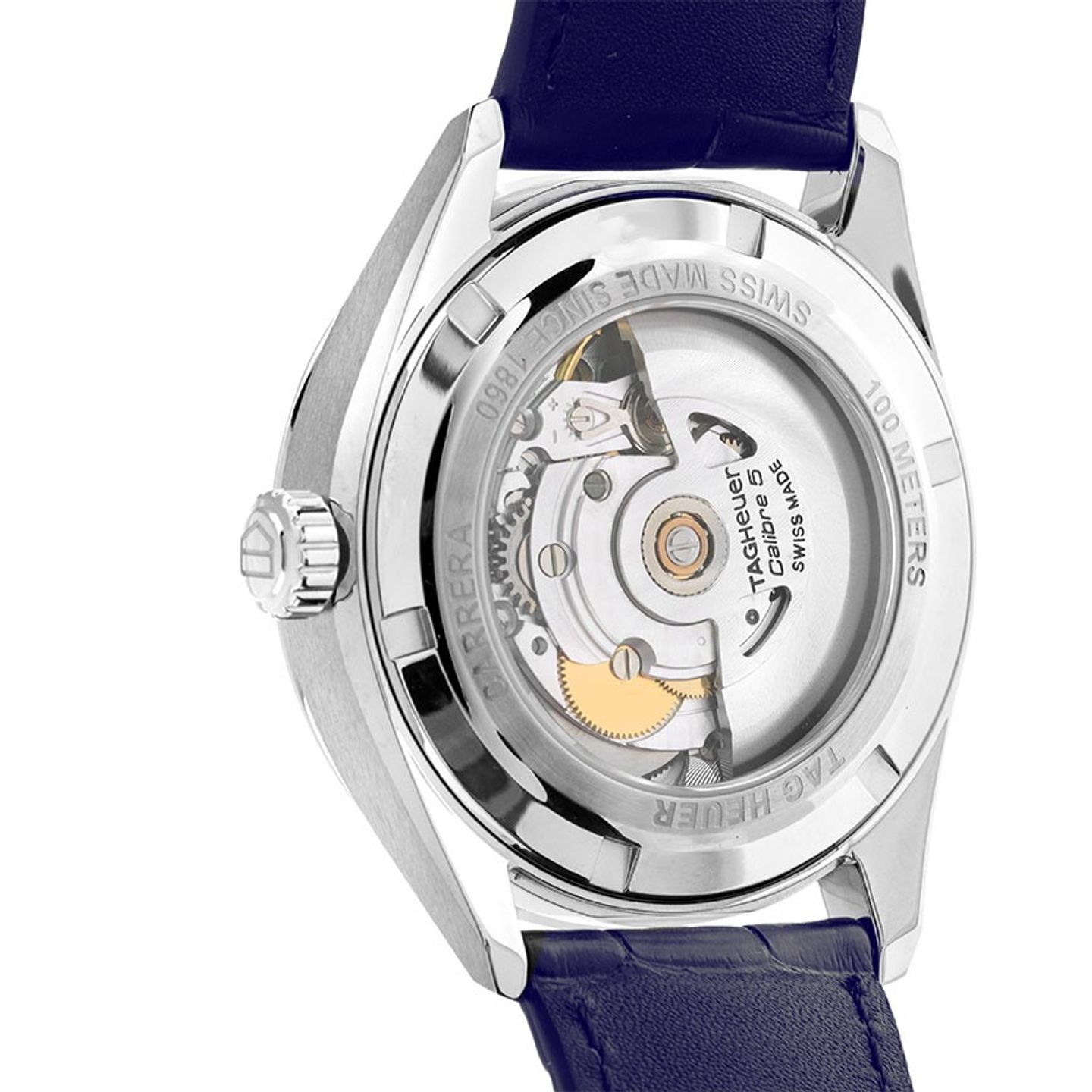 TAG Heuer Carrera Calibre 5 WBN2112.FC6504 (2025) - Blue dial 39 mm Steel case (6/7)