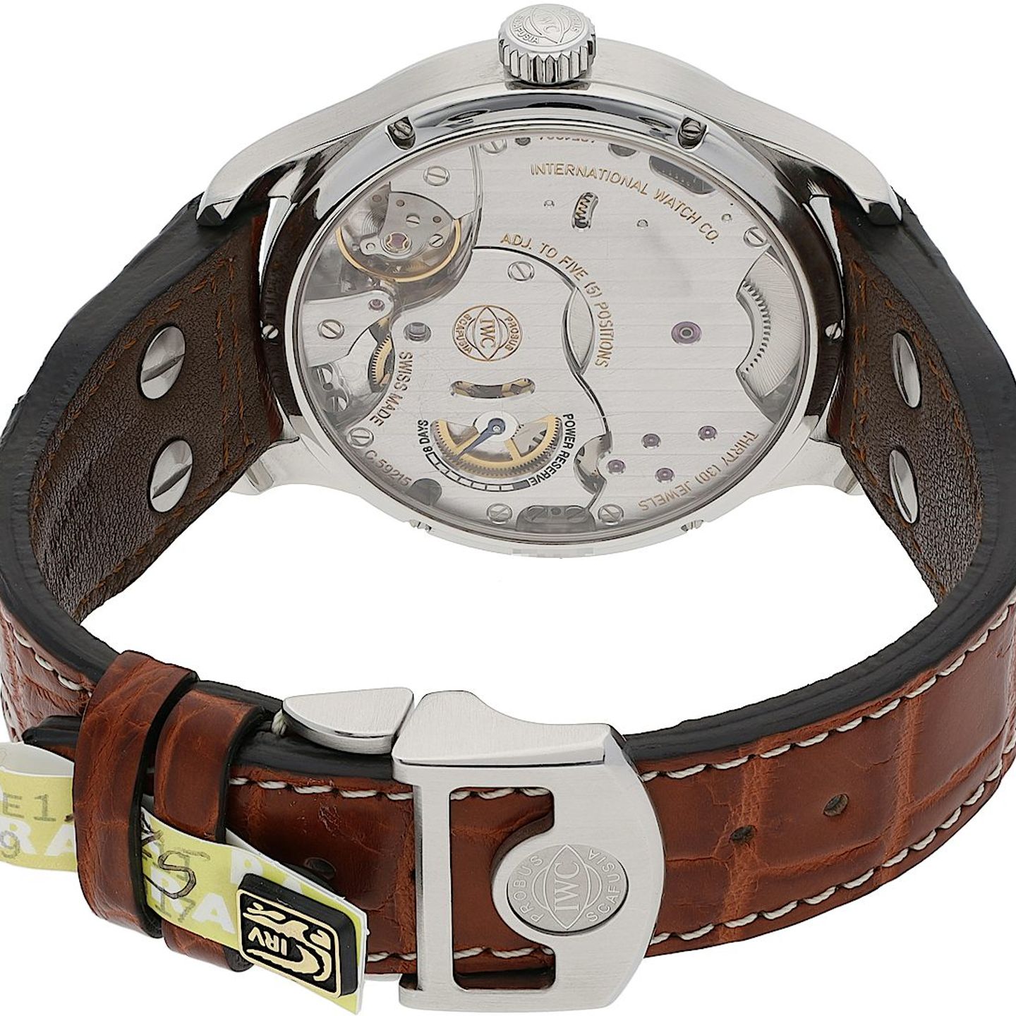 IWC Portuguese Hand-Wound IW510203 (2017) - White dial 43 mm Steel case (5/5)