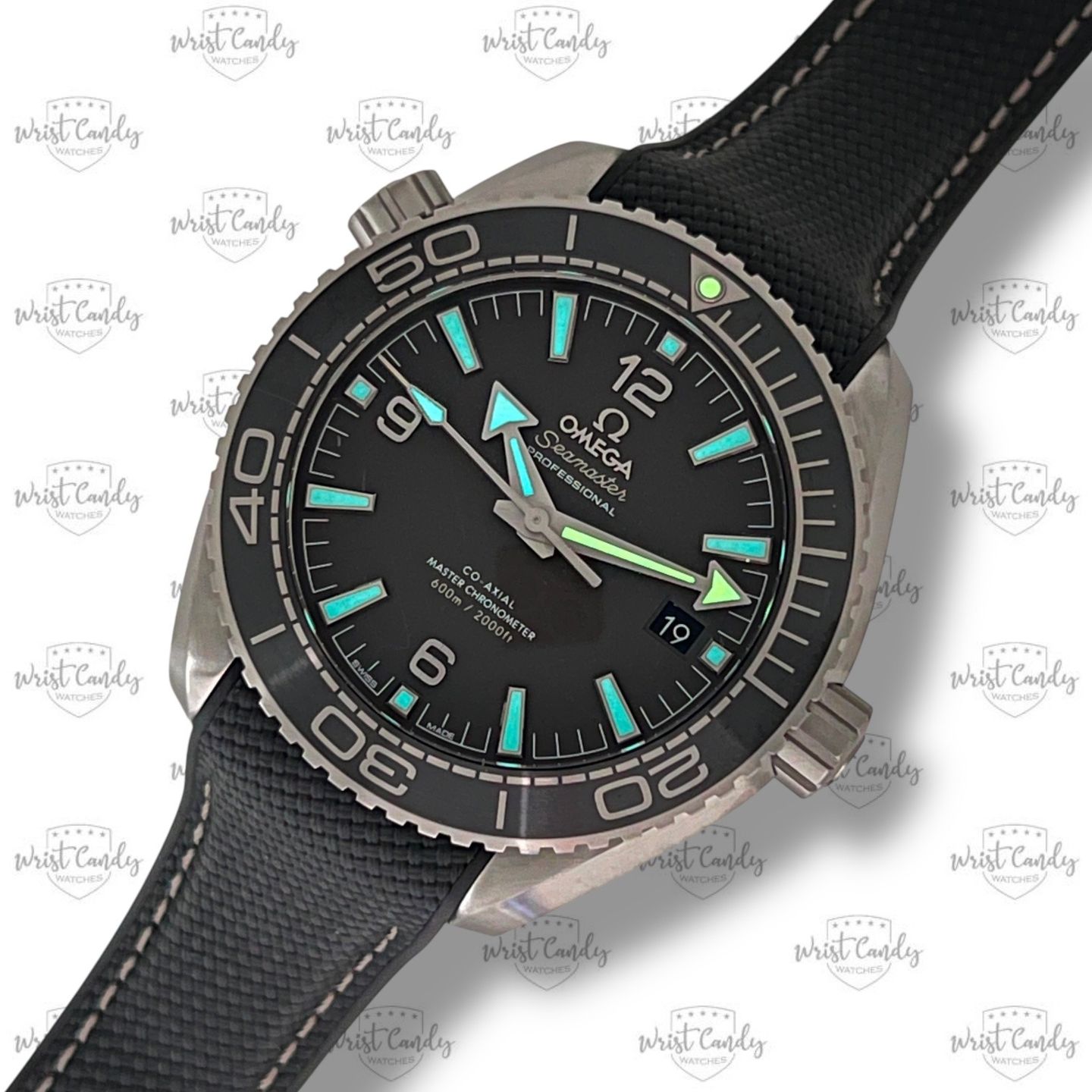 Omega Seamaster Planet Ocean 215.32.44.21.01.002 (Onbekend (willekeurig serienummer)) - Groen wijzerplaat 44mm Staal (5/8)