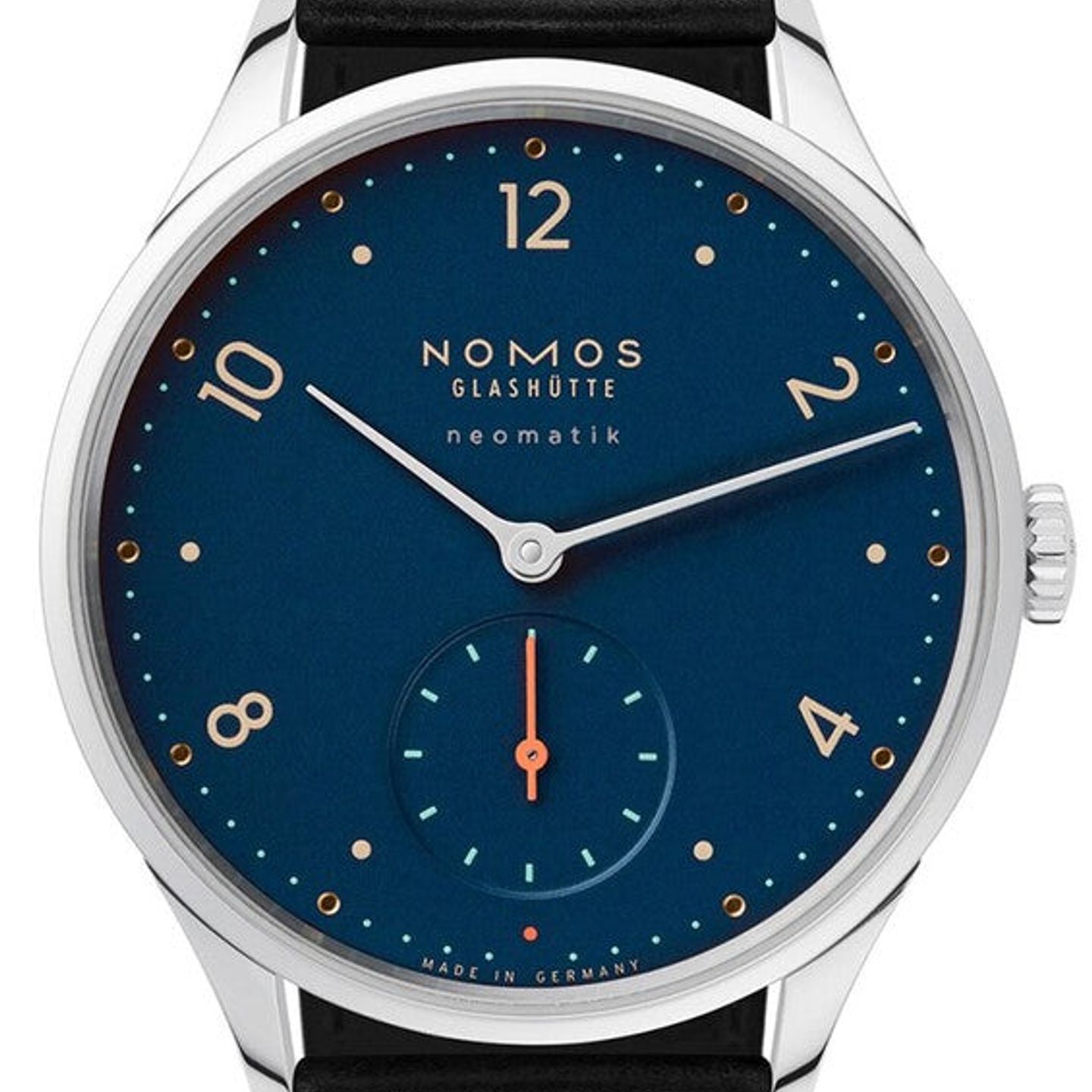 NOMOS Minimatik 1205 (2026) - Blauw wijzerplaat 36mm Staal (1/1)