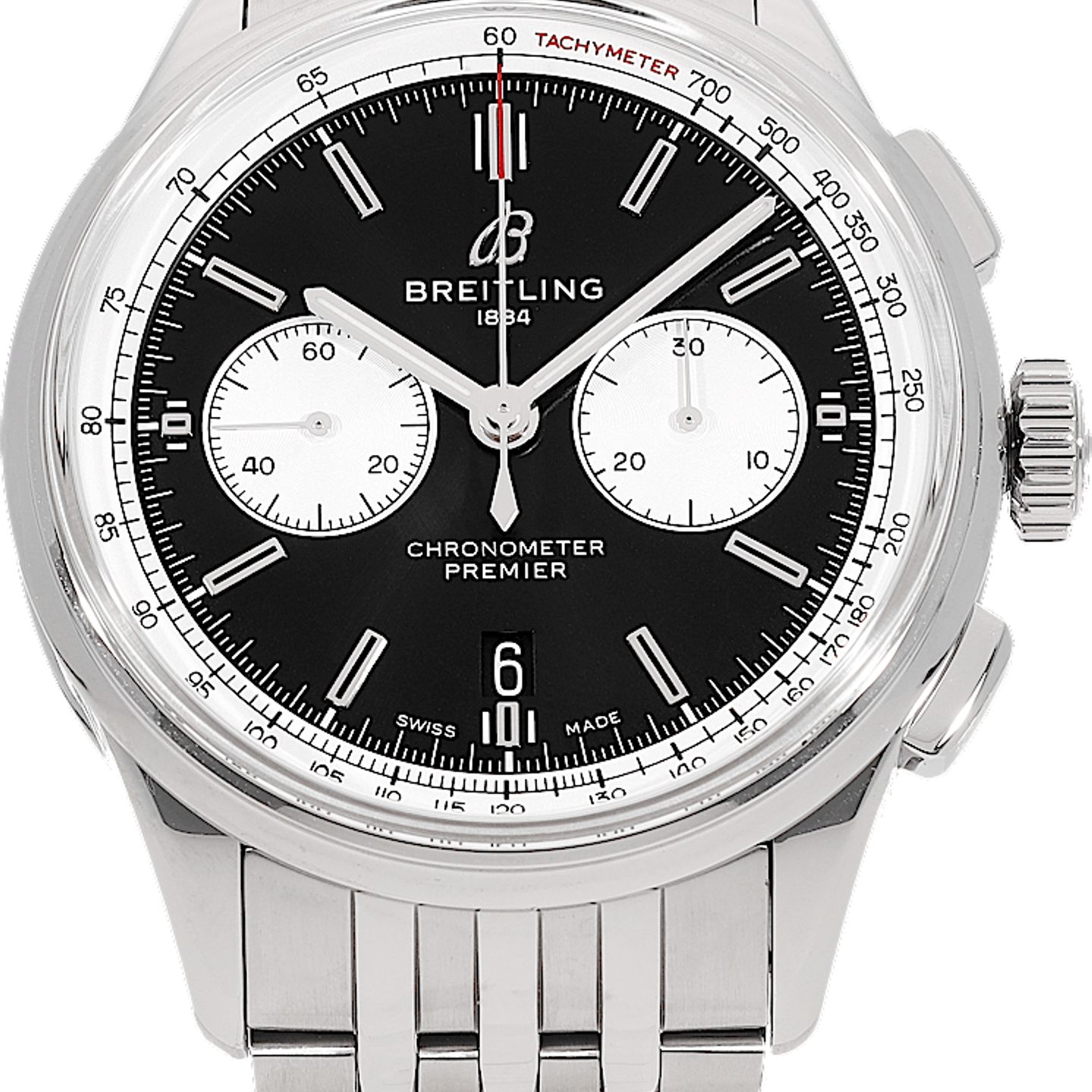 Breitling Premier AB0118371B1A1 (2023) - Black dial 42 mm Steel case (2/5)
