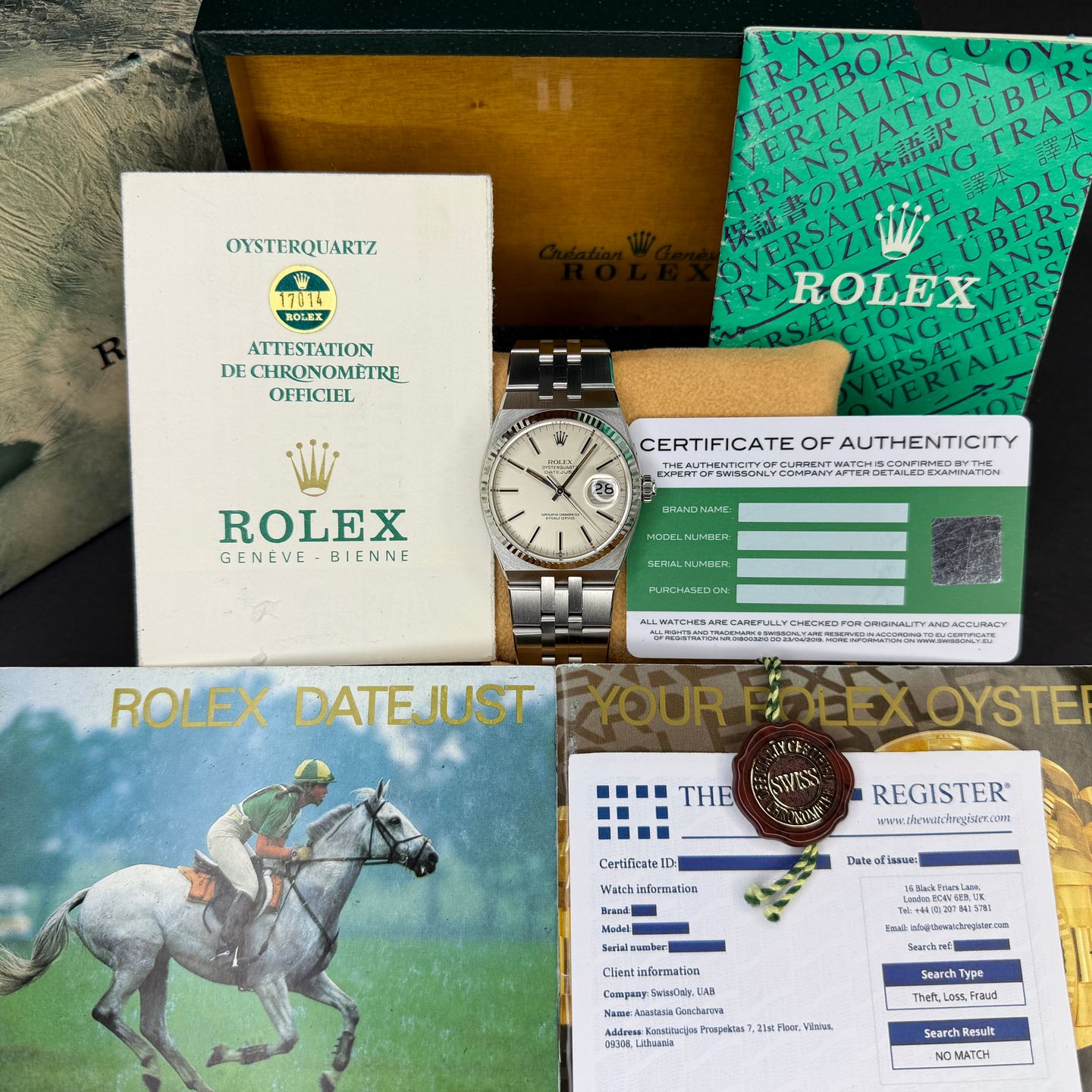 Rolex Datejust Oysterquartz 17014 - (3/8)