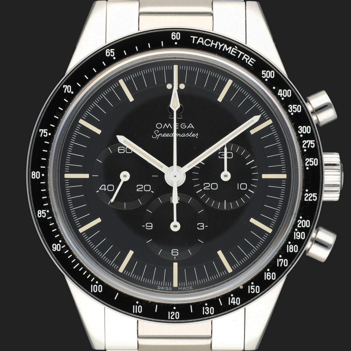 Omega Speedmaster Professional Moonwatch 311.30.40.30.01.001 (2022) - Black dial 40 mm Steel case (2/8)