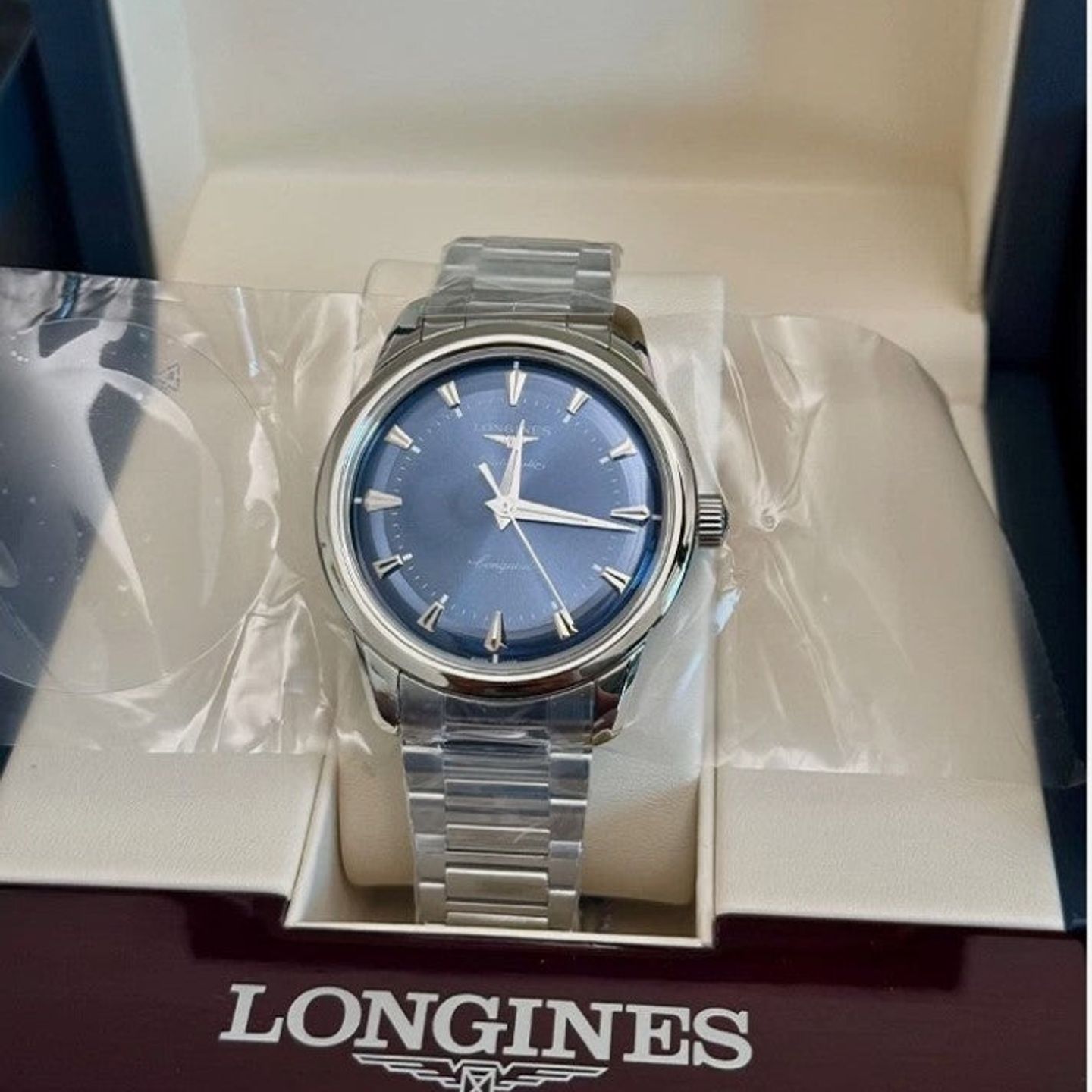 Longines Conquest Heritage L1.650.4.92.6 (2026) - Blauw wijzerplaat 40mm Staal (1/1)