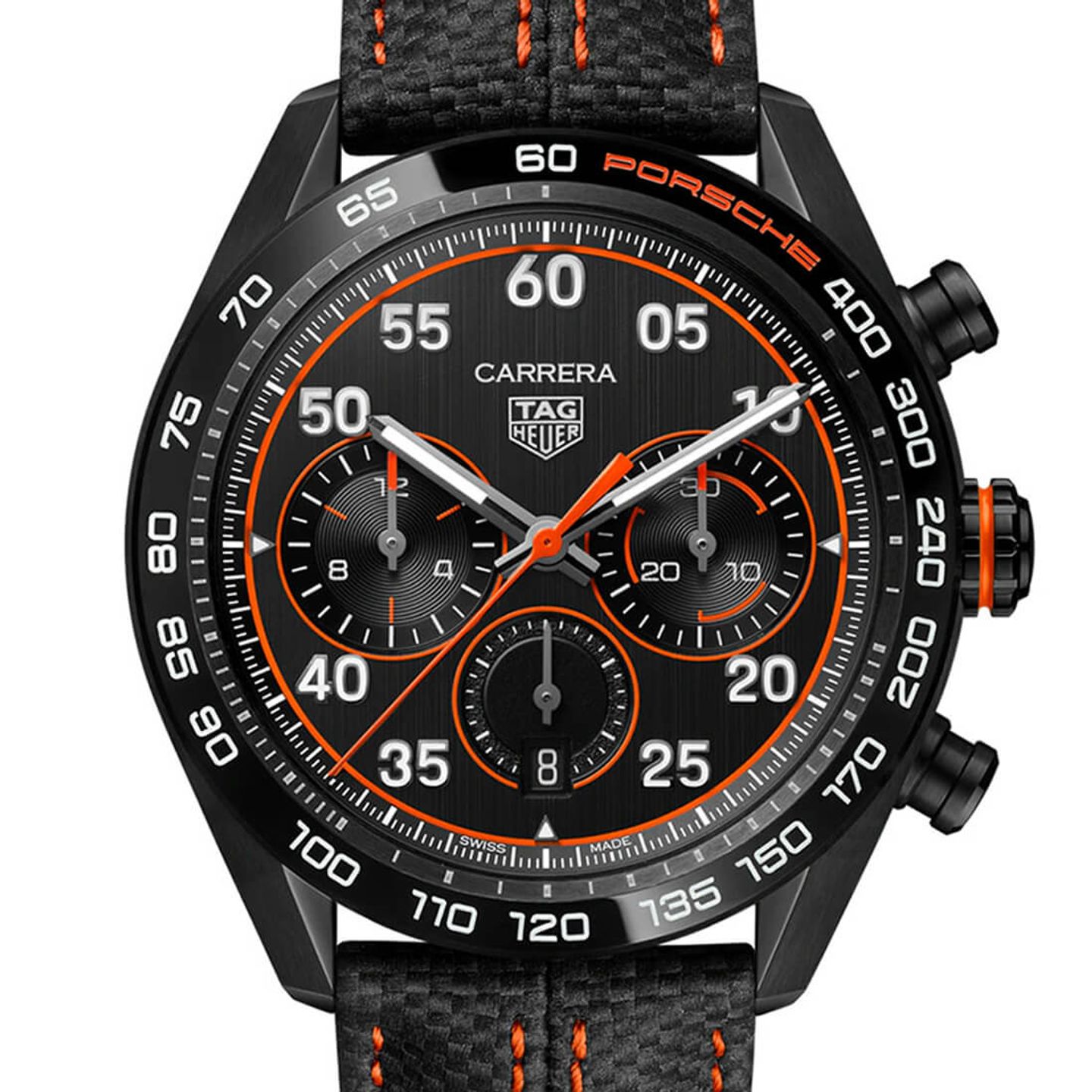 TAG Heuer Carrera Porsche Chronograph Special Edition CBN2A1M.FC6526 (2024) - Zwart wijzerplaat 44mm Staal (2/3)