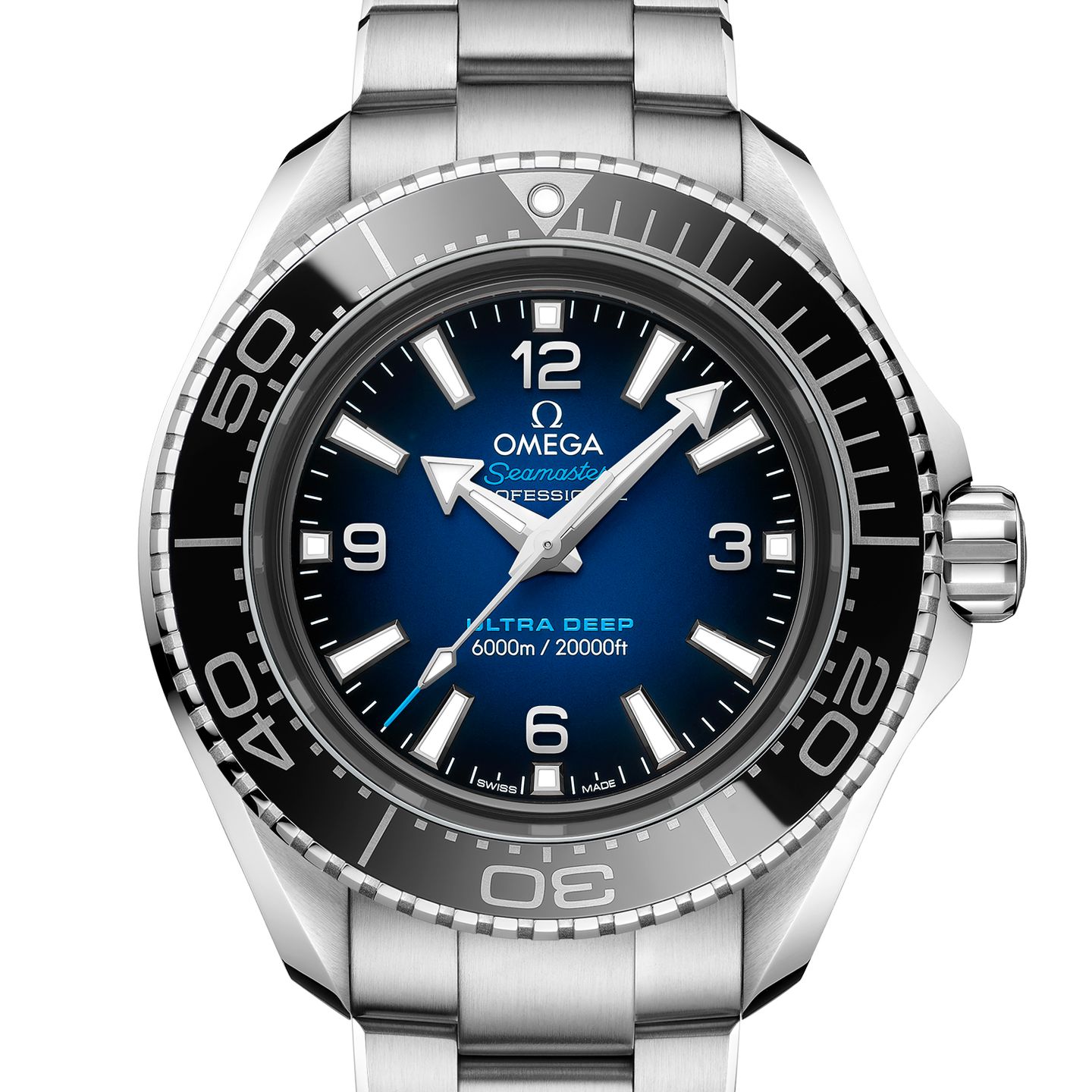 Omega Seamaster Planet Ocean 215.30.46.21.03.001 (2023) - Blue dial 45 mm Steel case (1/8)