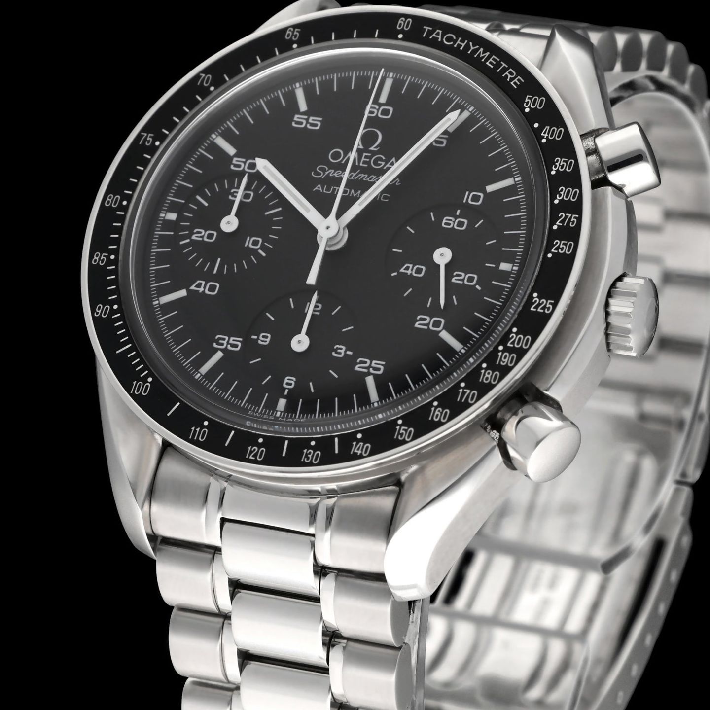 Omega Speedmaster Reduced 3510.50.00 (1998) - Black dial 39 mm Steel case (6/8)