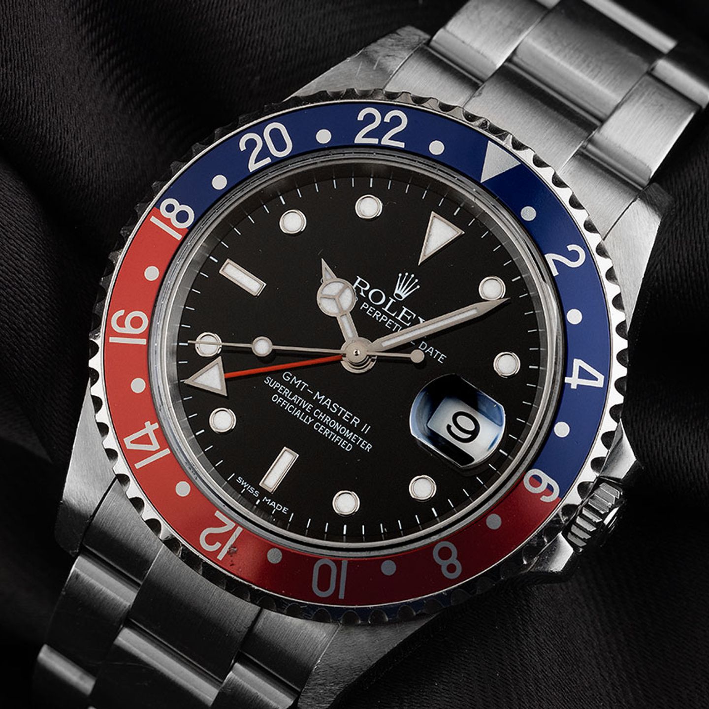Rolex GMT-Master II 16710 (2006) - Black dial 40 mm Steel case (3/8)