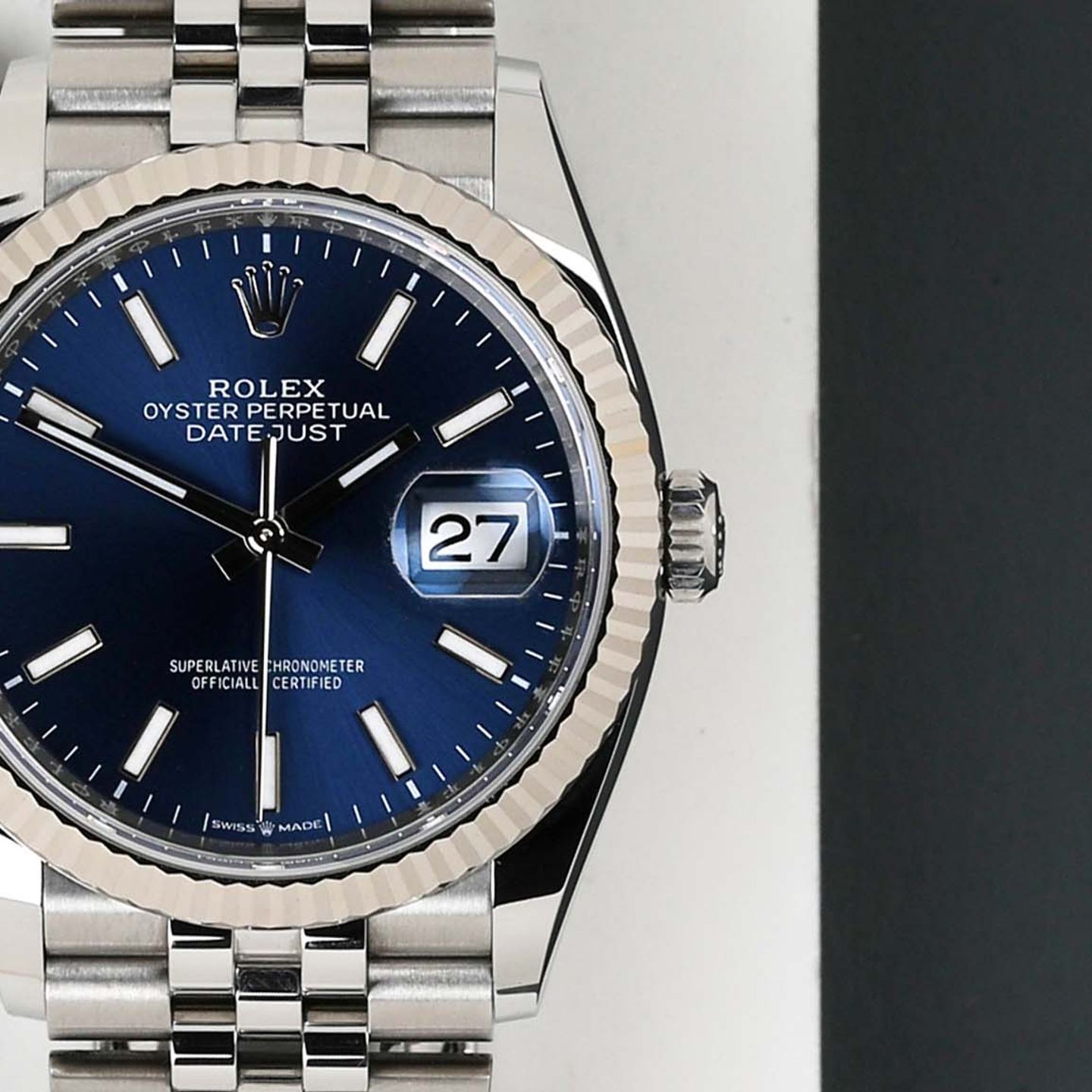 Rolex Datejust 36 126234 (2022) - Blue dial 36 mm Steel case (4/7)