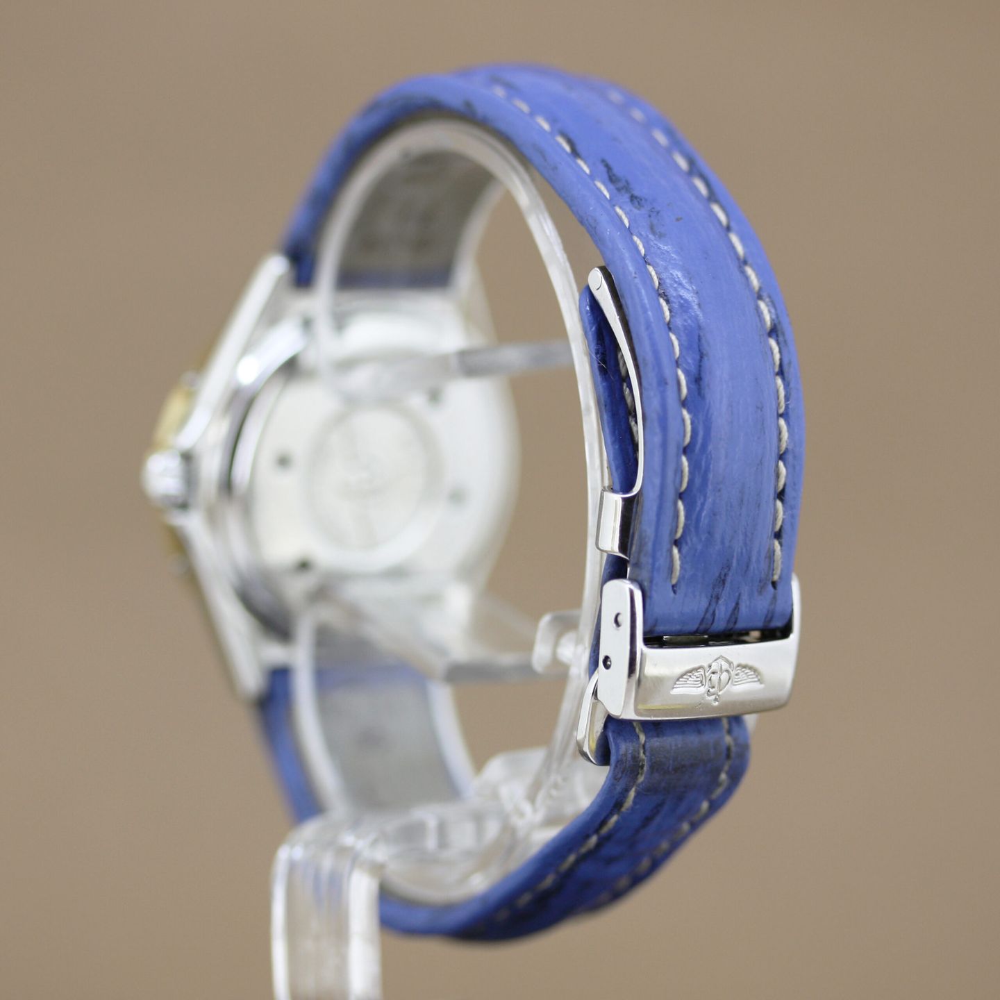 Breitling Lady J D52065 (1992) - Blue dial 31 mm Steel case (7/8)