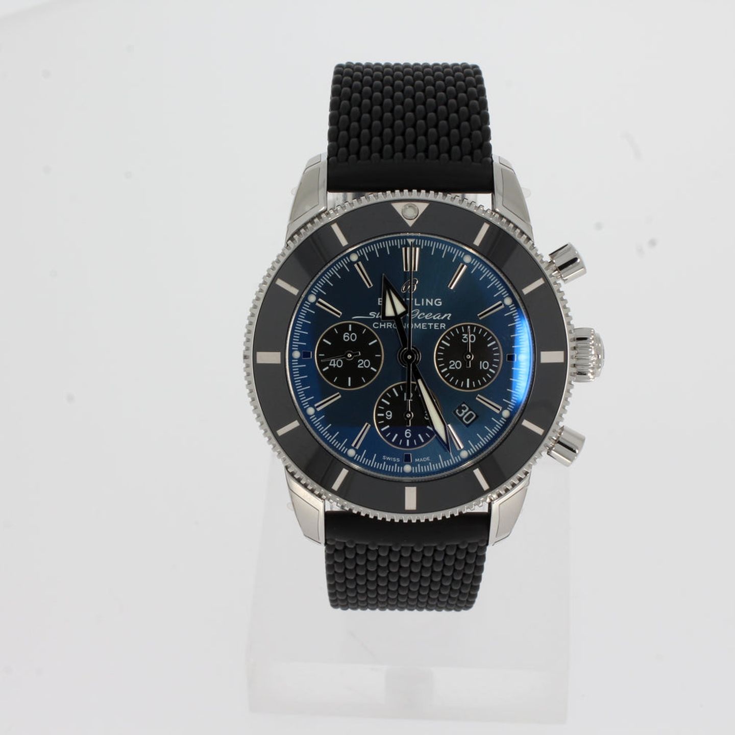 Breitling Superocean Heritage II Chronograph AB0162121C1S1 (2024) - Blue dial 44 mm Steel case (1/4)