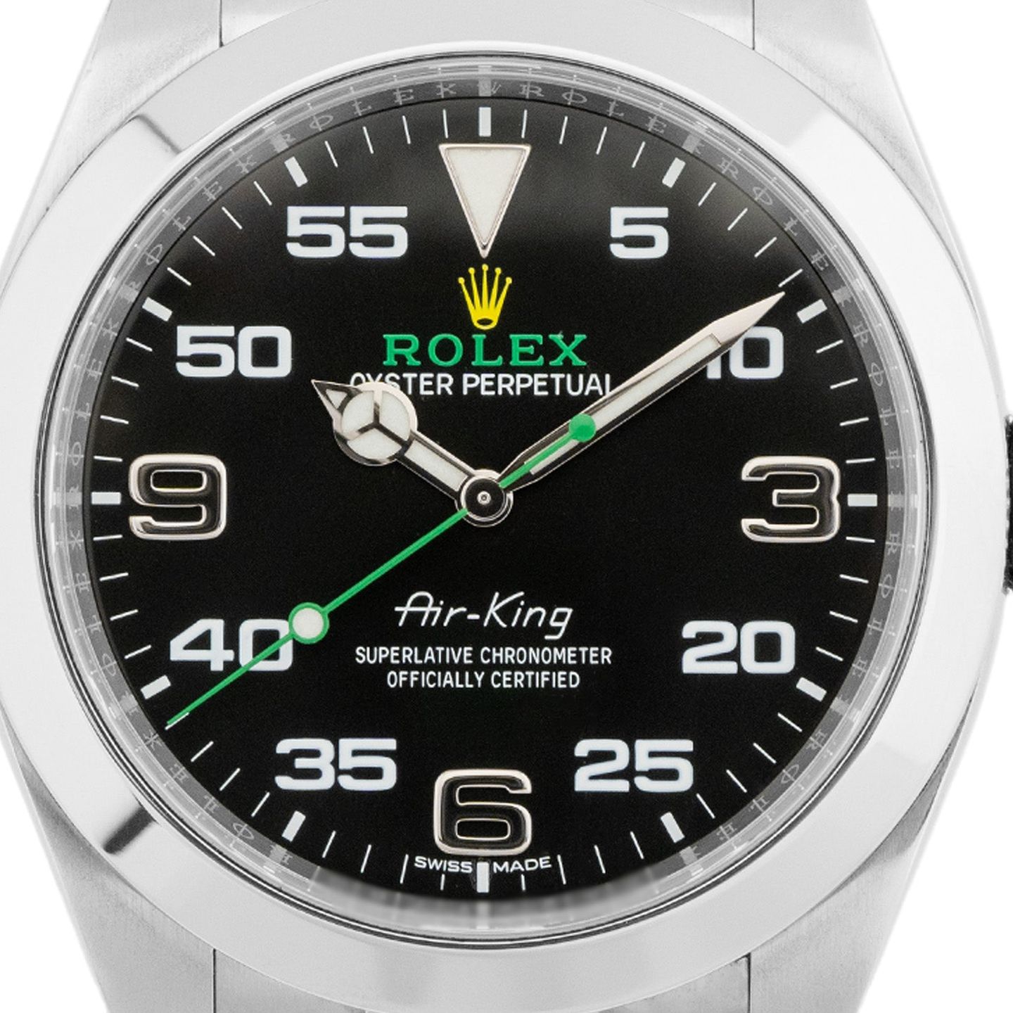 Rolex Air-King 116900 (2018) - Black dial 40 mm Steel case (2/5)