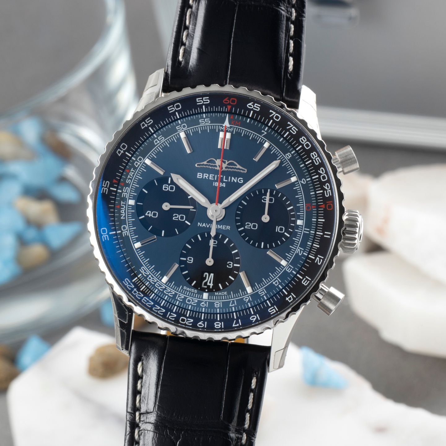 Breitling Navitimer 1 B01 Chronograph AB0139 (2022) - 41mm Staal (3/8)