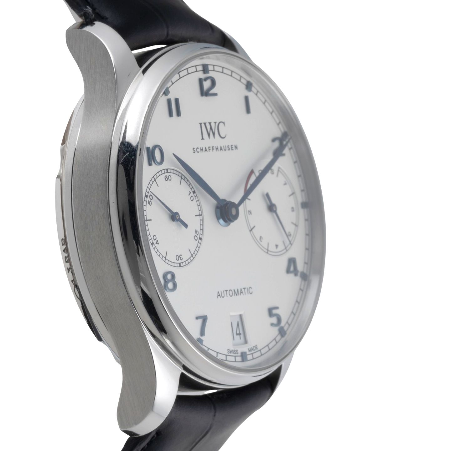 IWC Portuguese Automatic IW500705 (Onbekend (willekeurig serienummer)) - Zilver wijzerplaat 42mm Staal (7/8)